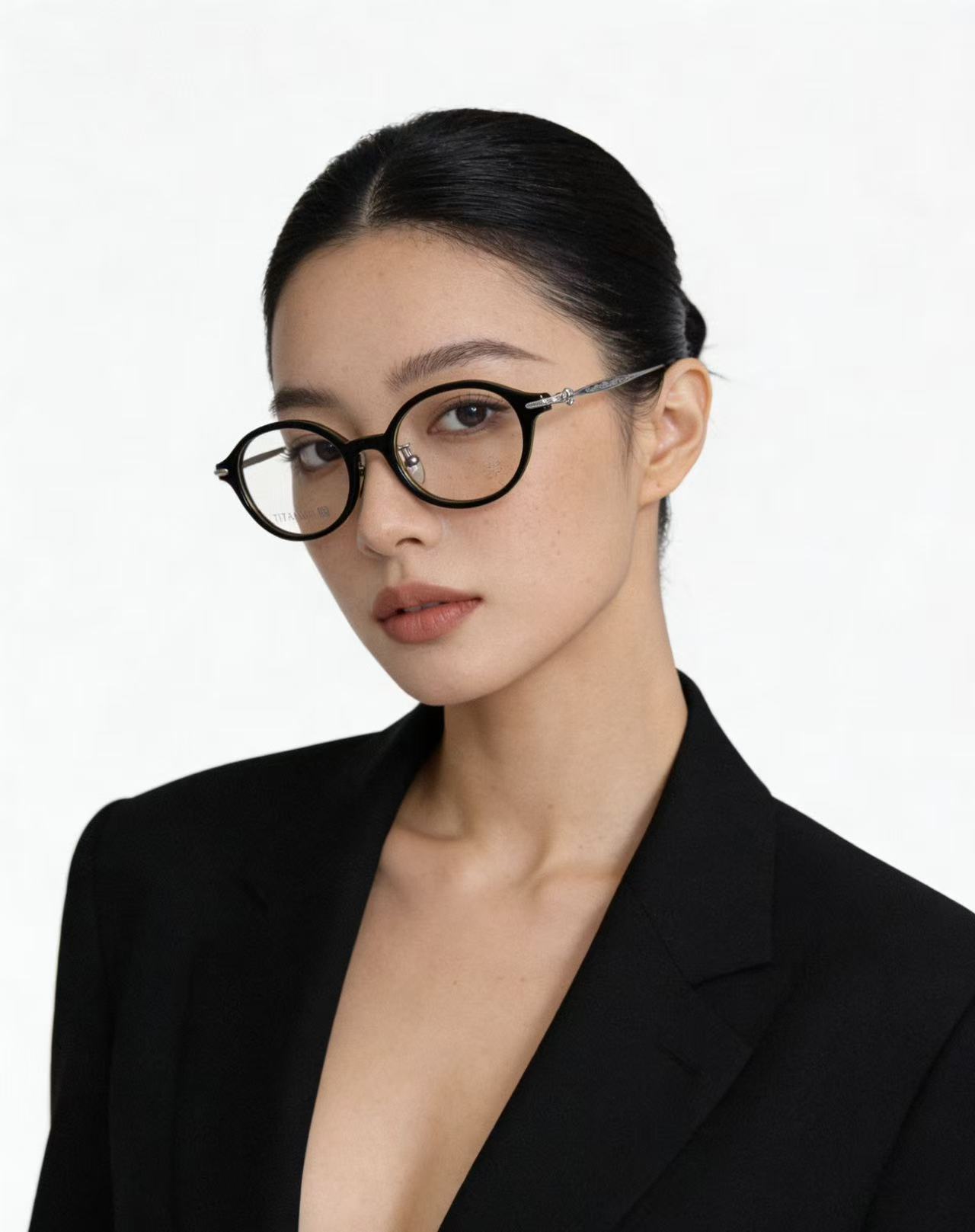 仅8克重❗️新品CHROME HEART意大利进口轻量板材+钛镜腿 轻到忘记它的存在玳瑁纹理复古又高级 