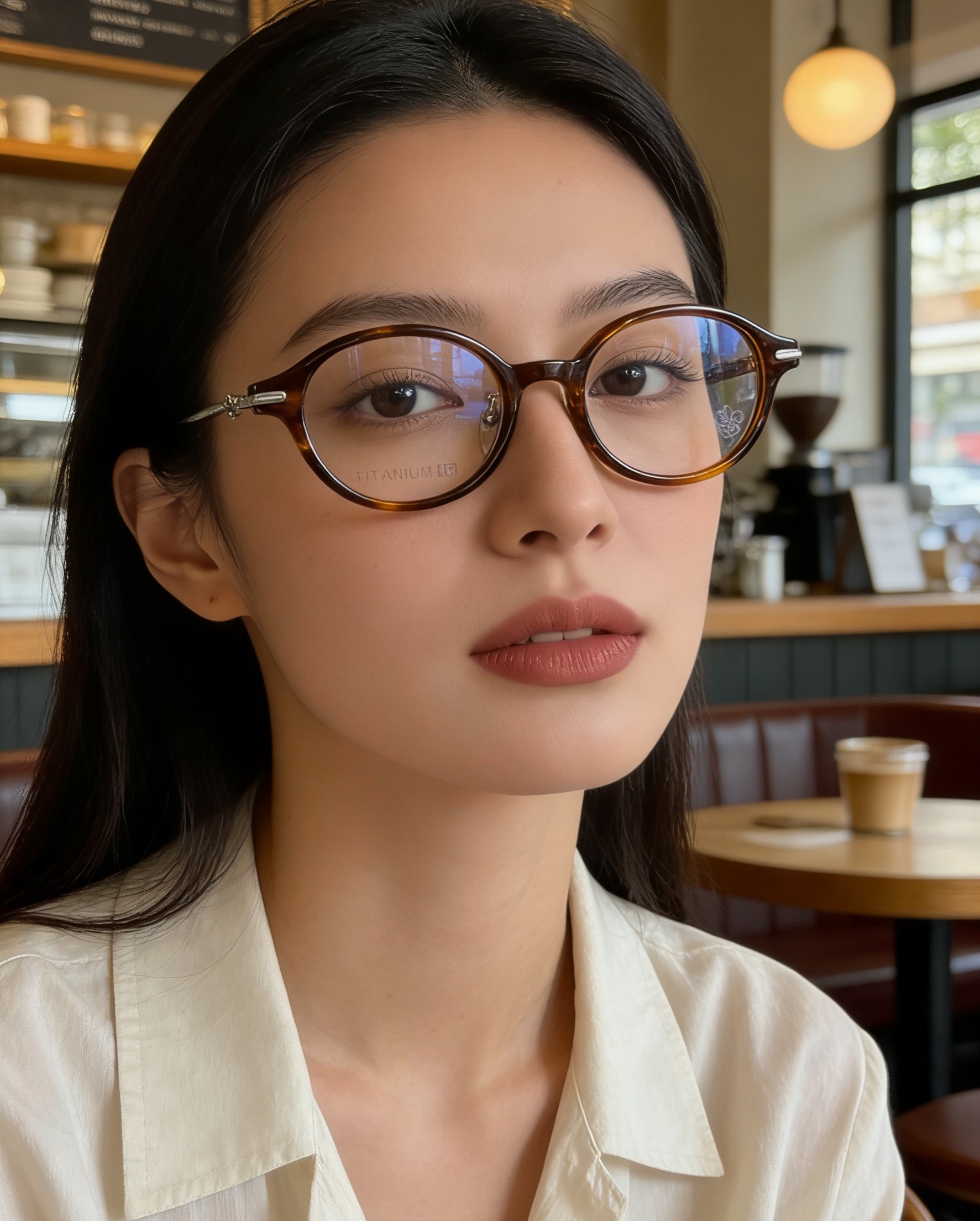 仅8克重❗️新品CHROME HEART意大利进口轻量板材+钛镜腿 轻到忘记它的存在玳瑁纹理复古又高级 