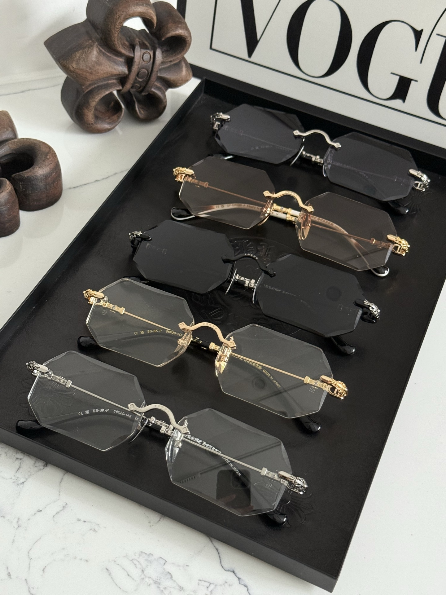 ToP quality原版复刻➕蔡司镜片Chrome heart* PILLS V18K金电镀  镜腿附