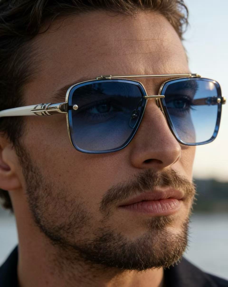 NEW 轻奢款 重量级新品🕶️变色太阳镜硬汉方型设计 CHROME HEART CH8239SIZE：6