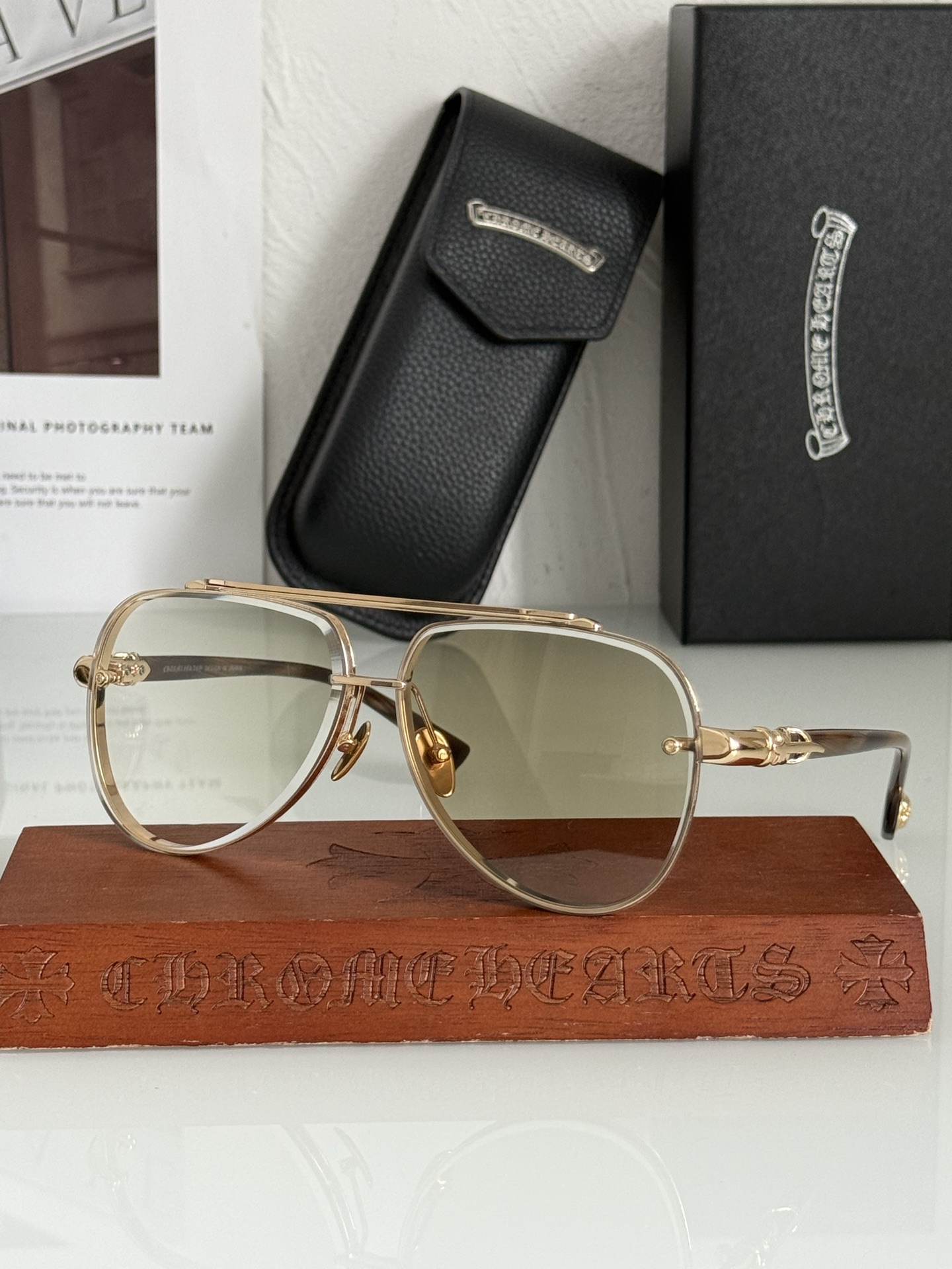 NEW 轻奢款 重量级新品变色墨镜🕶️CHROME HEART CH8238SIZE：63-12-149