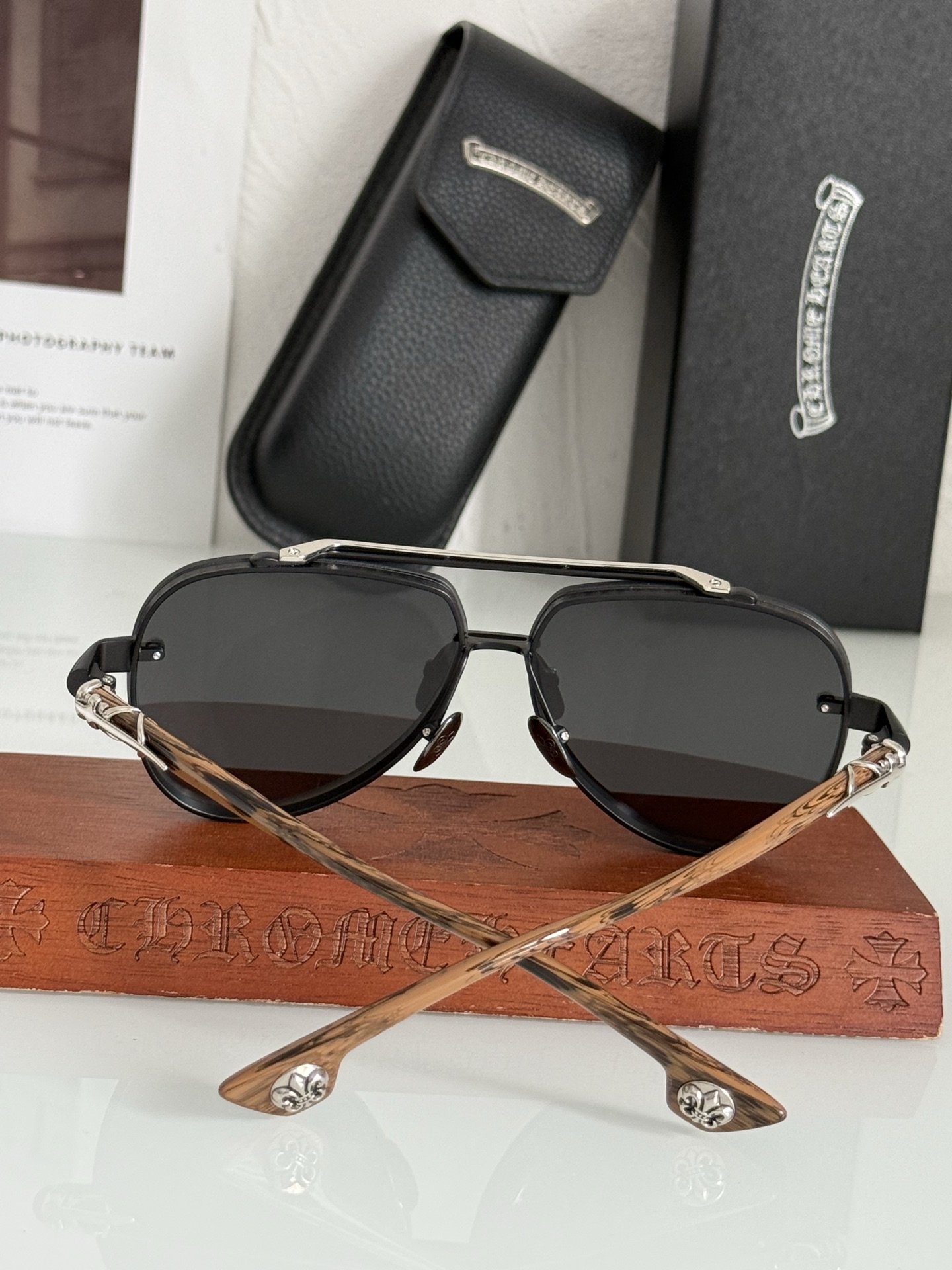 NEW 轻奢款 重量级新品变色墨镜🕶️CHROME HEART CH8238SIZE：63-12-149