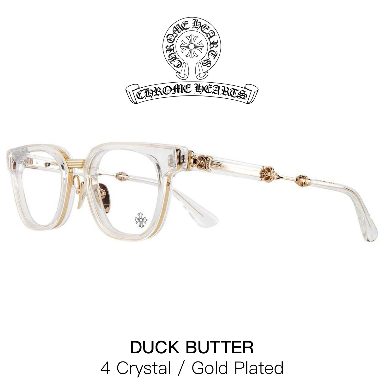 CHROME HEART 高版本 每副都有独立编码 质感扎实到无话可说‼️ 强烈推荐 DUCK BUTTER SIZE: