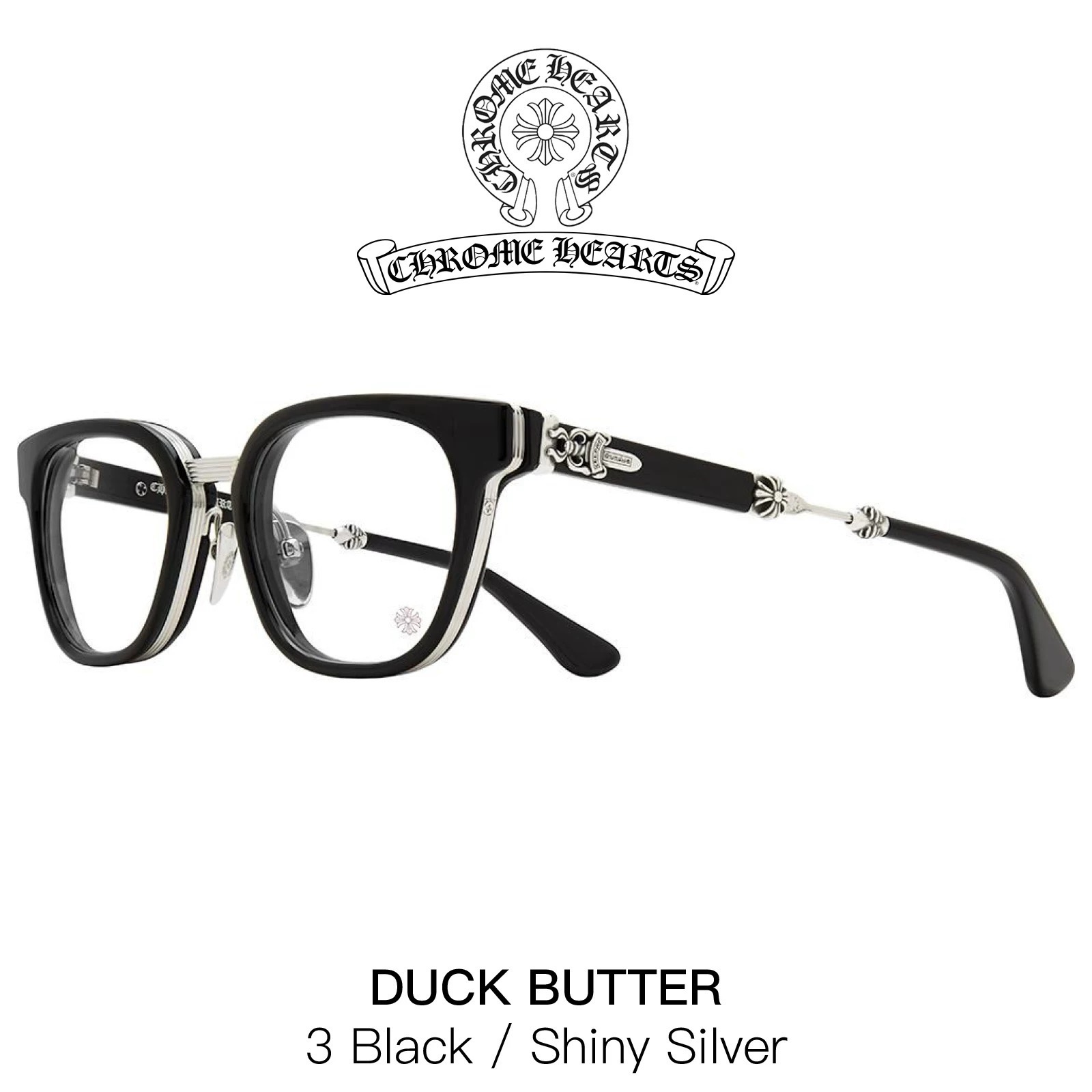 CHROME HEART 高版本 每副都有独立编码 质感扎实到无话可说‼️ 强烈推荐 DUCK BUTTER SIZE: