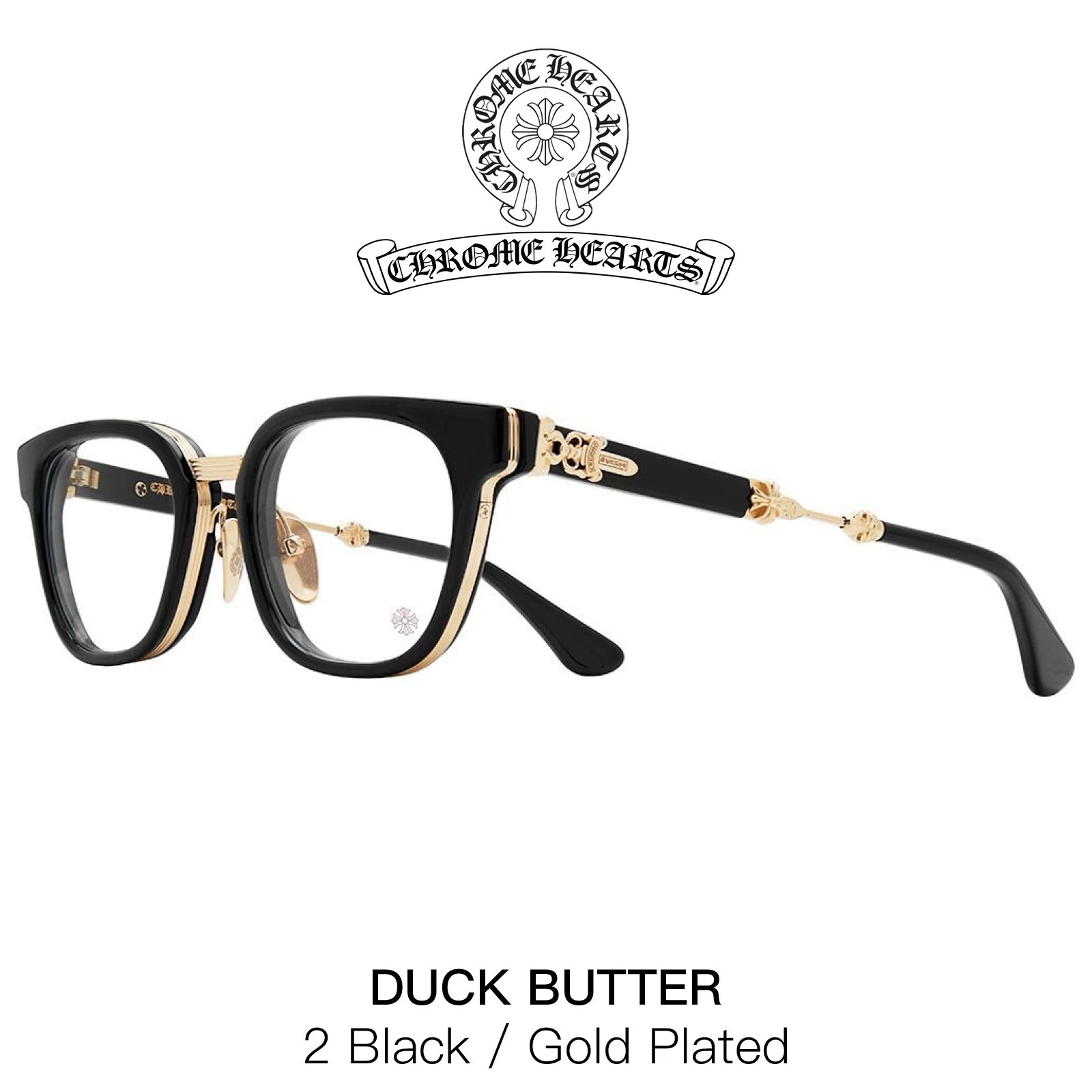 CHROME HEART 高版本 每副都有独立编码 质感扎实到无话可说‼️ 强烈推荐 DUCK BUTTER SIZE: