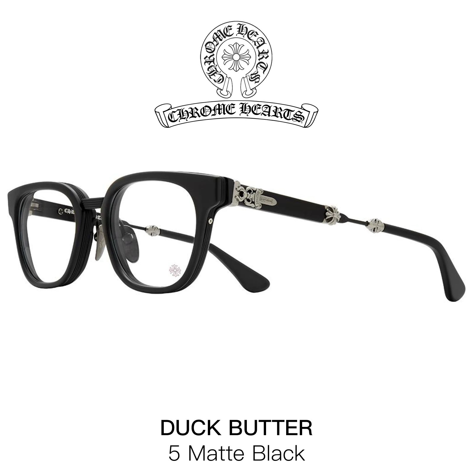 CHROME HEART 高版本 每副都有独立编码 质感扎实到无话可说‼️ 强烈推荐 DUCK BUTTER SIZE: