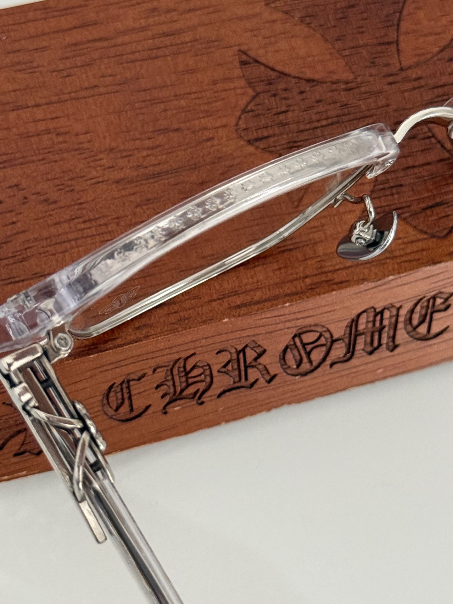 钛 重工新品眉架〰️CHROME HEART 立体切割工艺制作 质感满分 CH8206 SIZE:54口18-155  