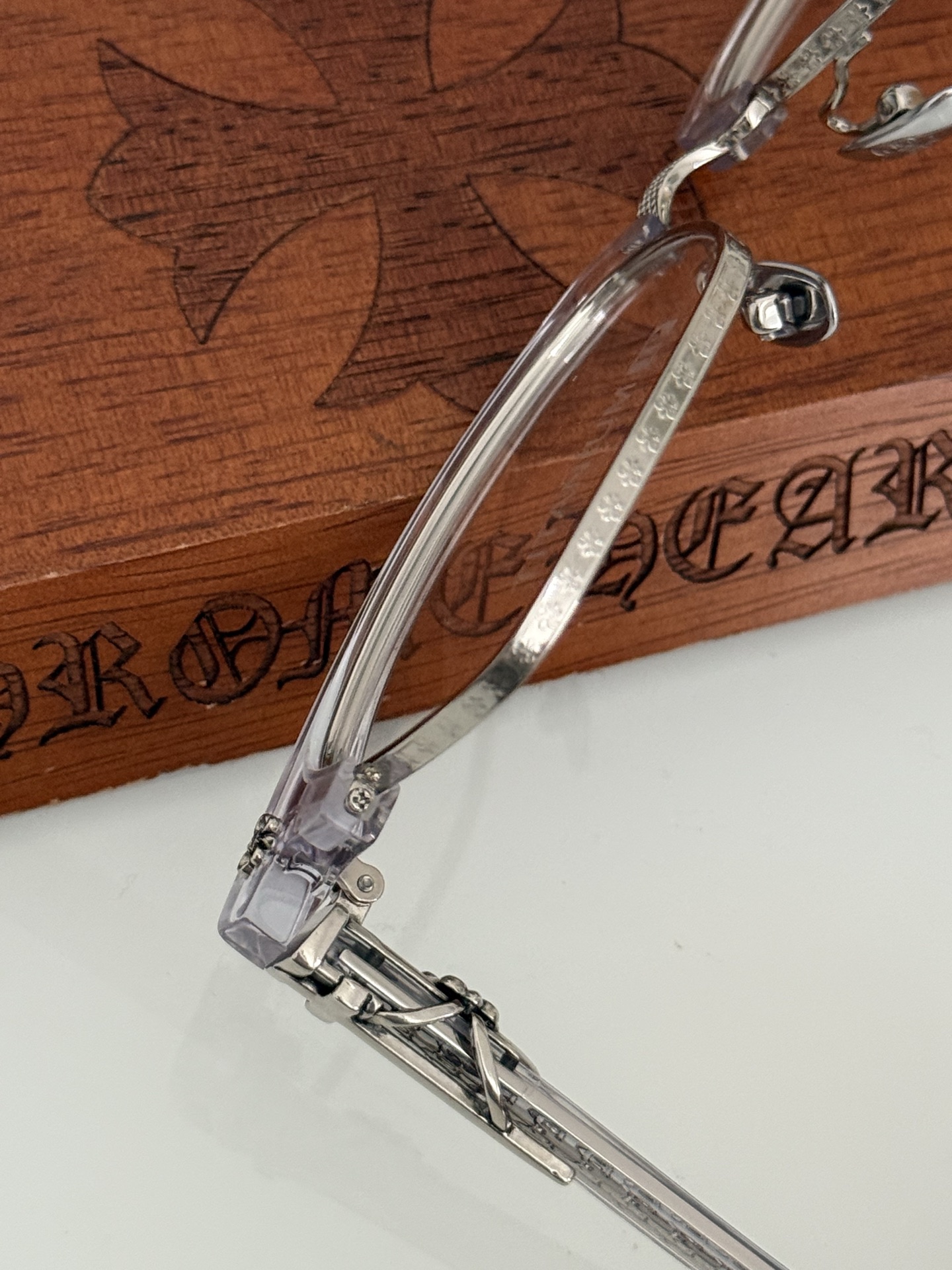 钛 重工新品眉架〰️CHROME HEART 立体切割工艺制作 质感满分 CH8206 SIZE:54口18-155  