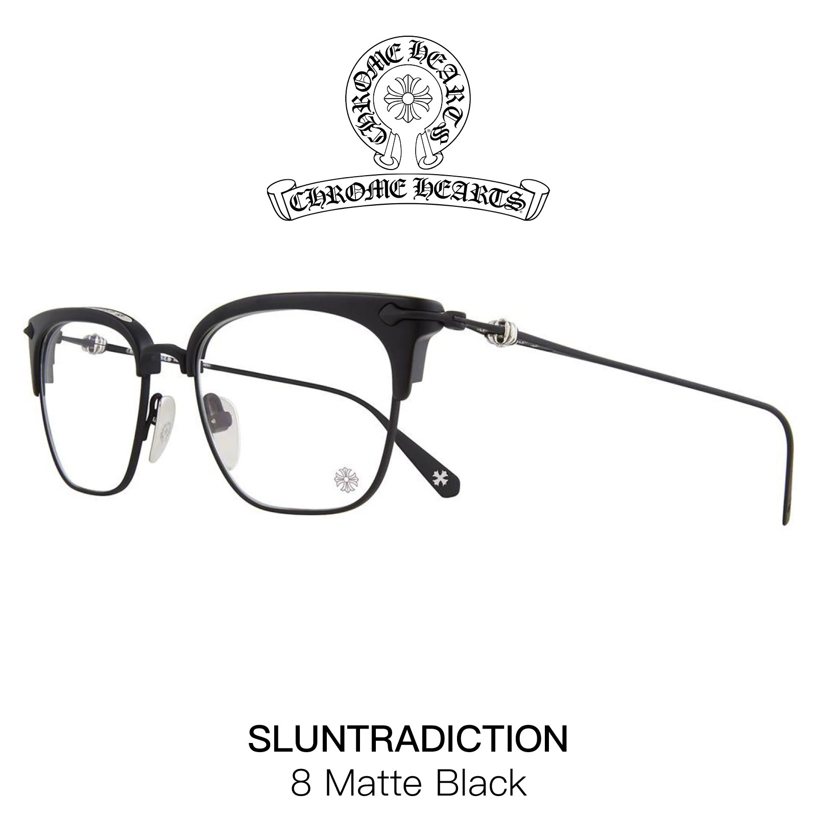 Get❗️CHROME HEART 超多明星都在戴 经典永恒♾️ SLUNTRADICTION  SIZE：54-21-