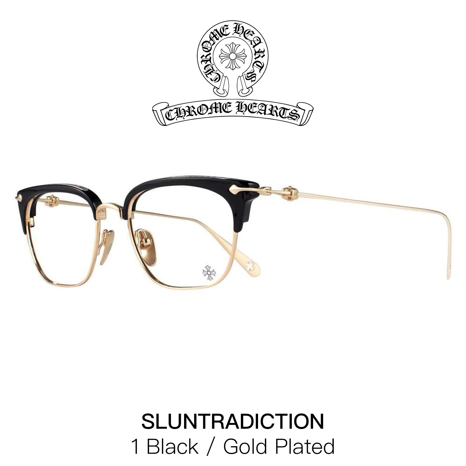 Get❗️CHROME HEART 超多明星都在戴 经典永恒♾️ SLUNTRADICTION  SIZE：54-21-