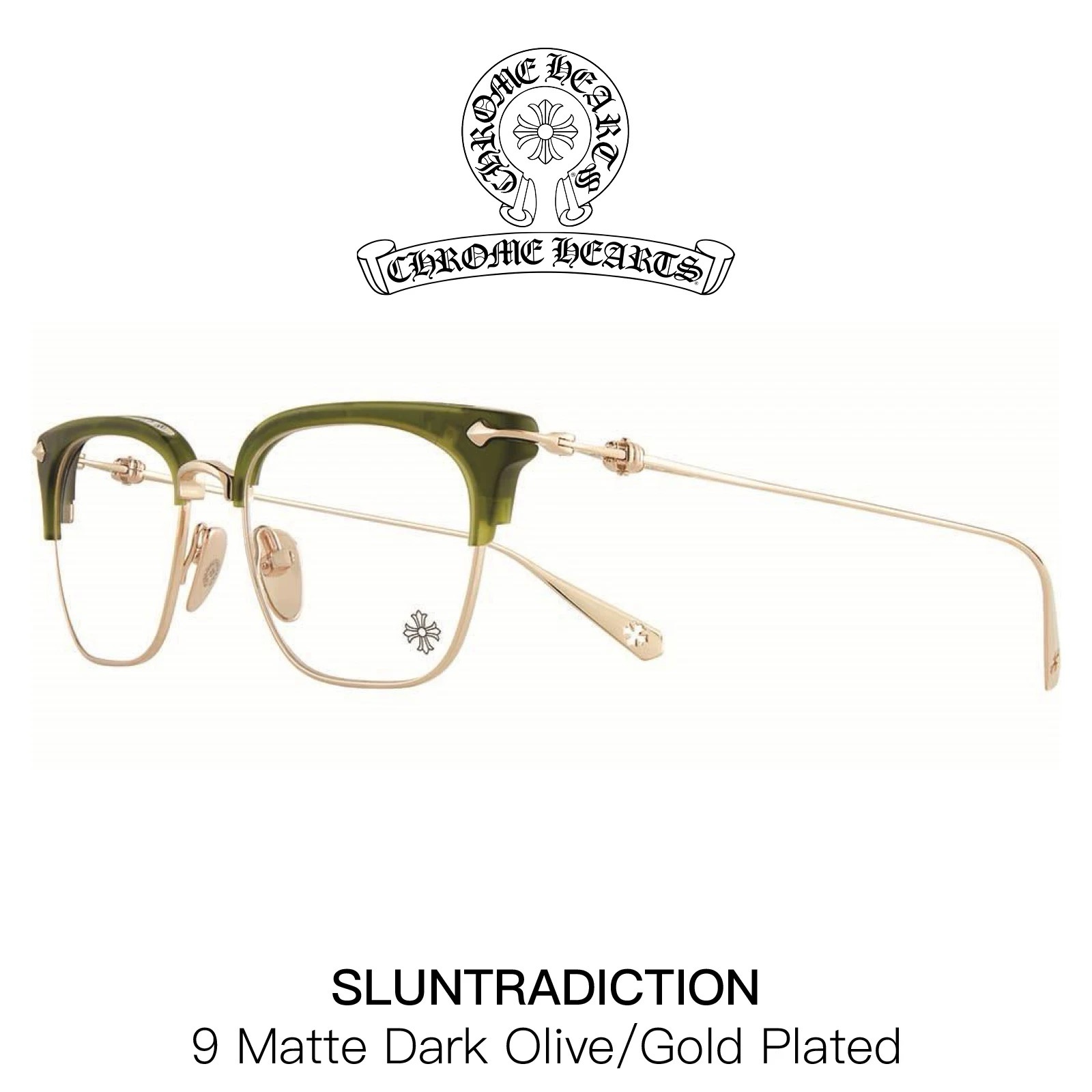 Get❗️CHROME HEART 超多明星都在戴 经典永恒♾️ SLUNTRADICTION  SIZE：54-21-