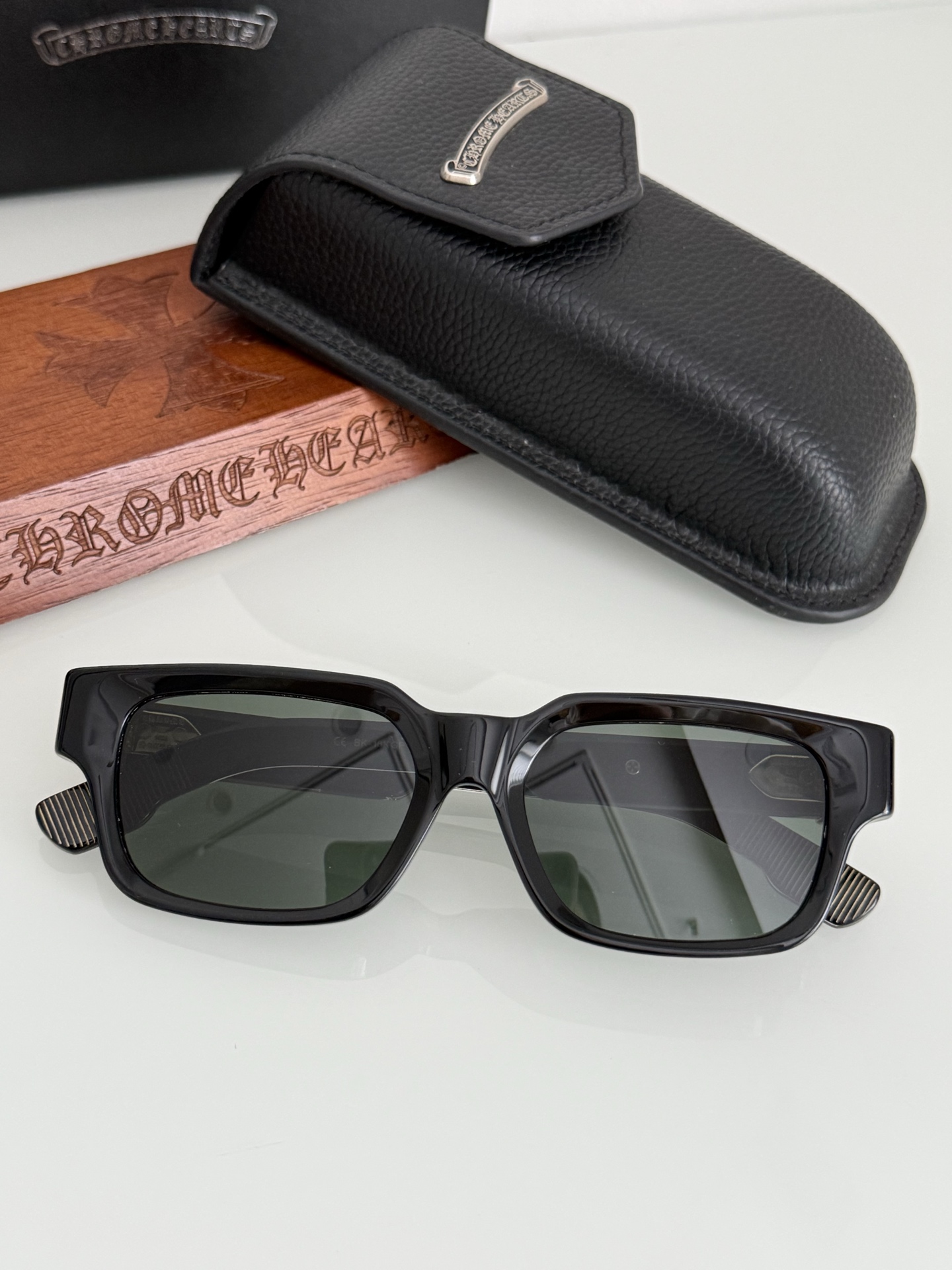 CHROME HEART太阳镜🕶️ THICK SIZE:55口18-148