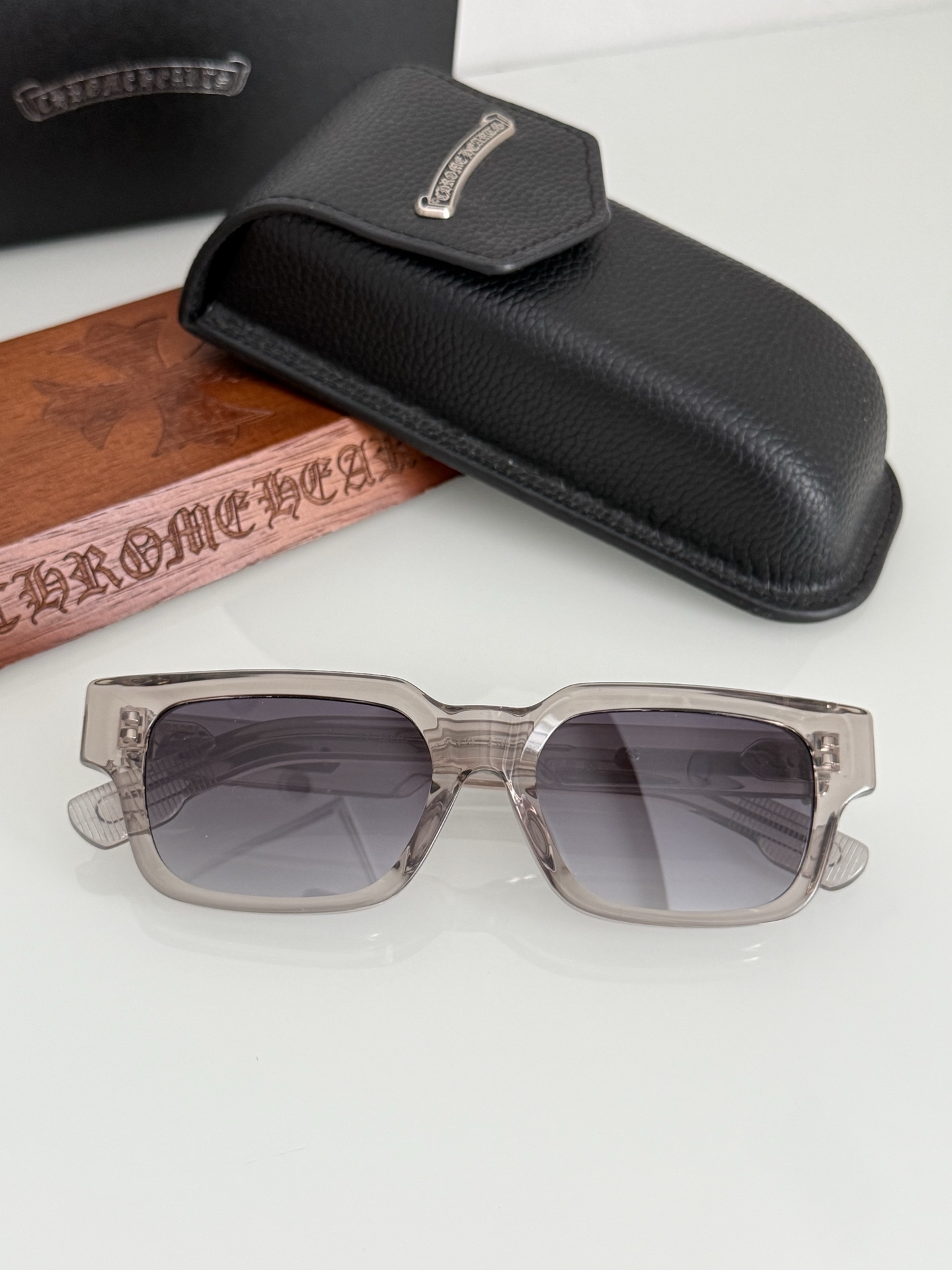 CHROME HEART太阳镜🕶️ THICK SIZE:55口18-148
