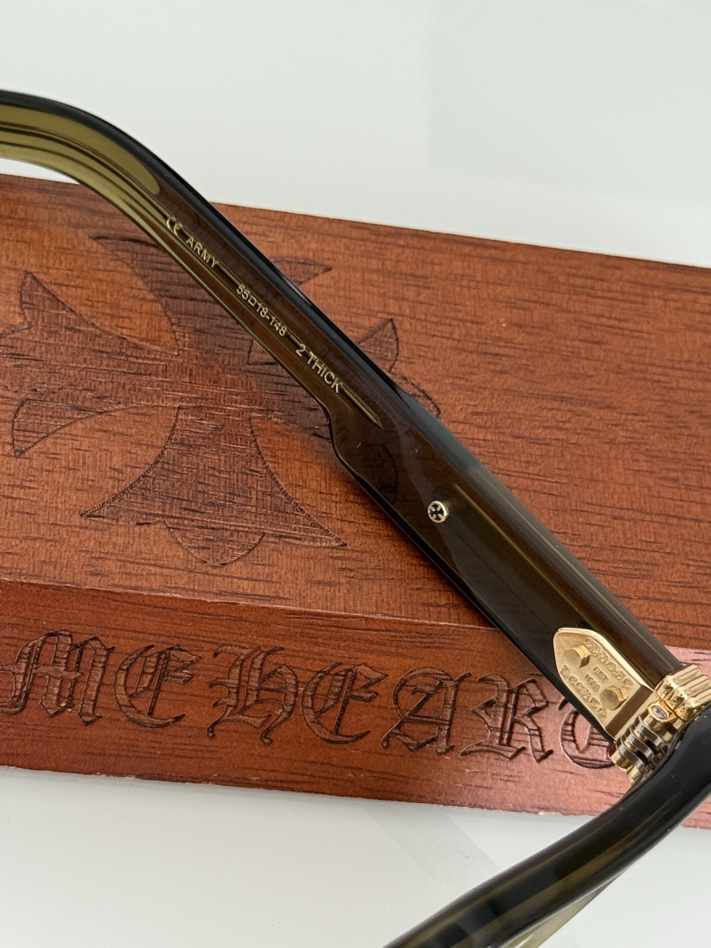 CHROME HEART太阳镜🕶️ THICK SIZE:55口18-148 