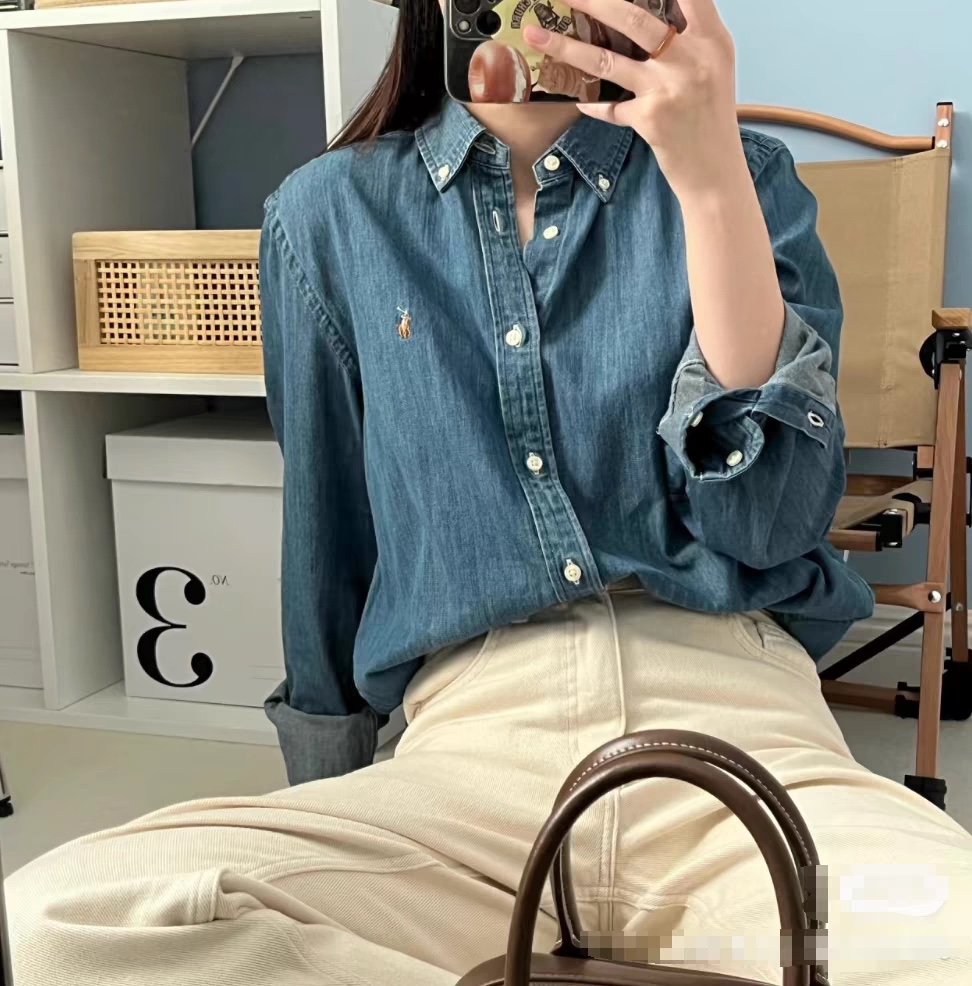 High-Quality Women’s Suit with Polo-Explosive Cowboy Shirt and Embroidered Pony Detail - 图片 5