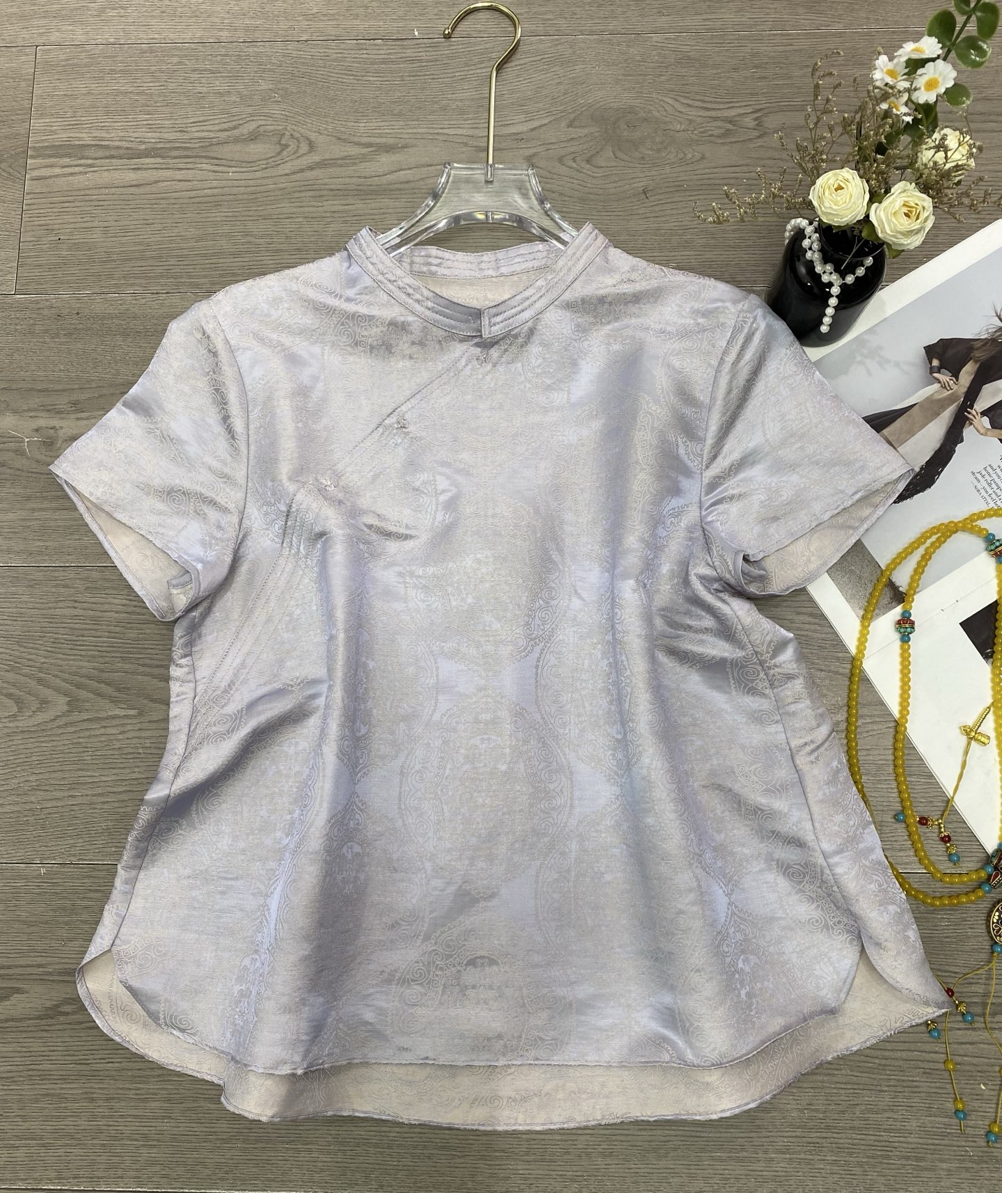 High Quality Women’s Clothes with Fragrance, 100% Silk, Various Colors and Sizes - 图片 5