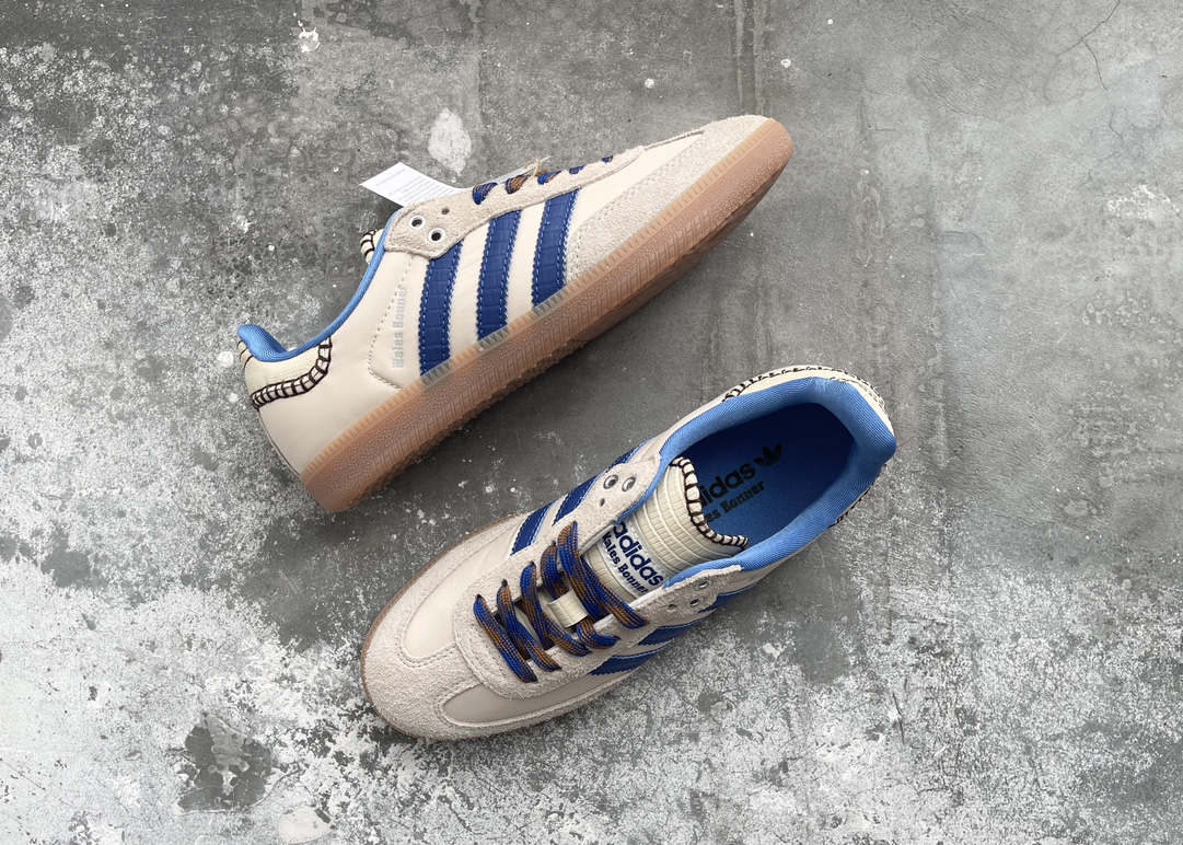 아디다스 IH7756 Samba OG 화이트 블루 스니커즈 레플리카 28914