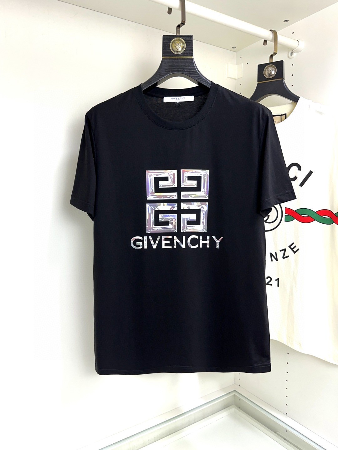 Givenchy纪梵希胖哥福音最大4XL穿到200斤顶级圆领短袖高级定制百搭款式任何人都可以轻松驾驭面料