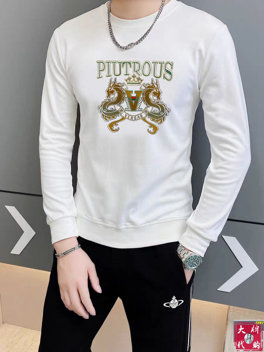  🐮Versace 范思哲 休闲圆领款时尚百搭卫衣，独家定制纯棉380克、科技面料，定制原版螺纹，档次极