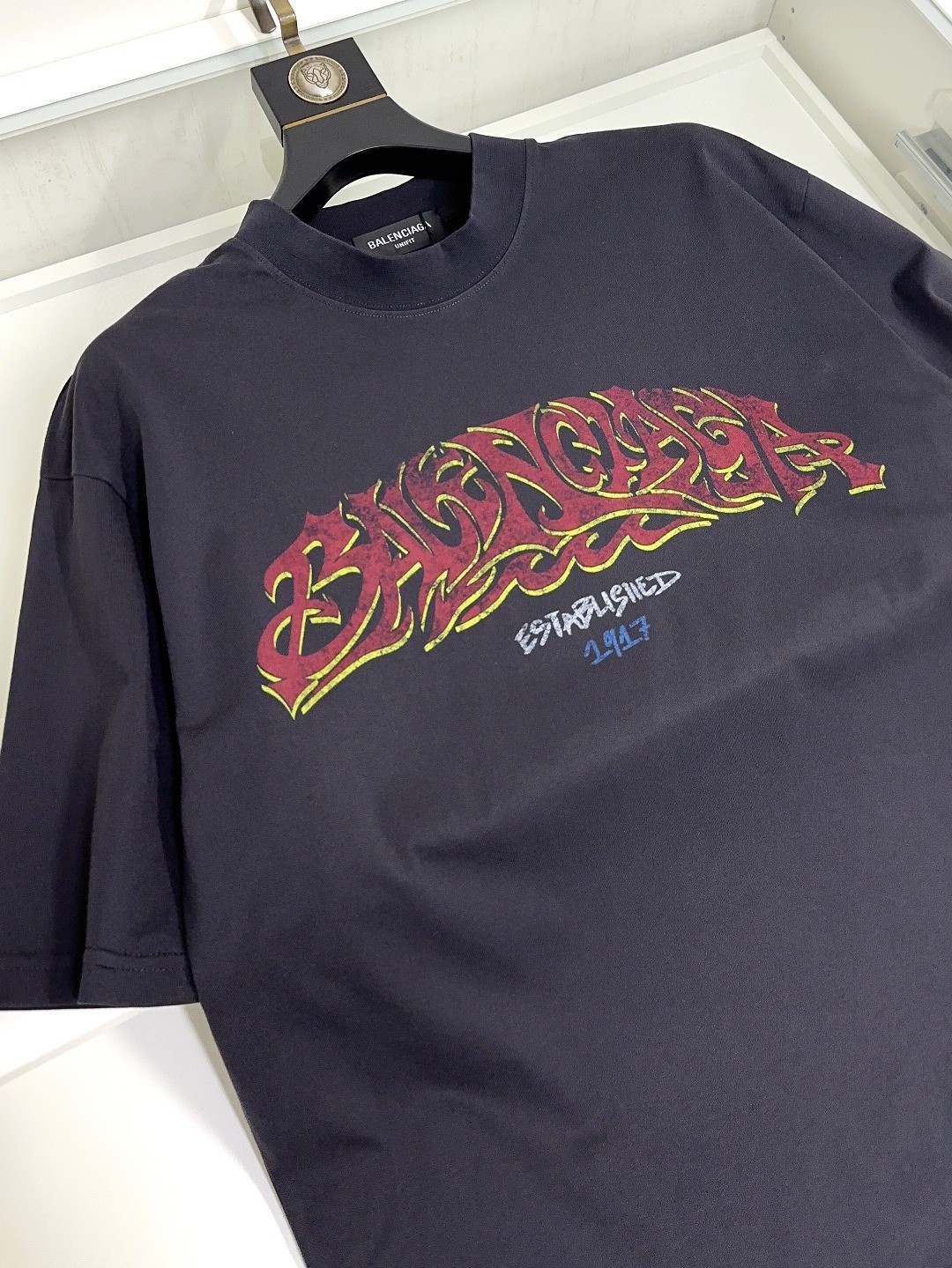 🔥🔥🐮 Balenciaga 巴黎世家 🔥 胖哥福音穿200斤 🆕 顶级圆领休闲短袖👍高级定制百搭款式 