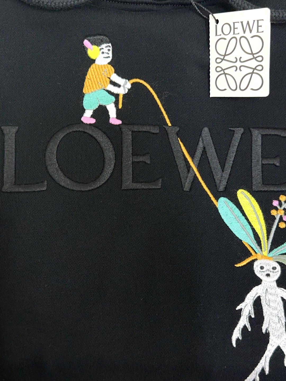 🔥🔥  🐮 Loewe 罗意威 🔥 高版本 码数：S-XL 🆕 顶级长袖带帽卫衣 👍高级定制百搭款，意大