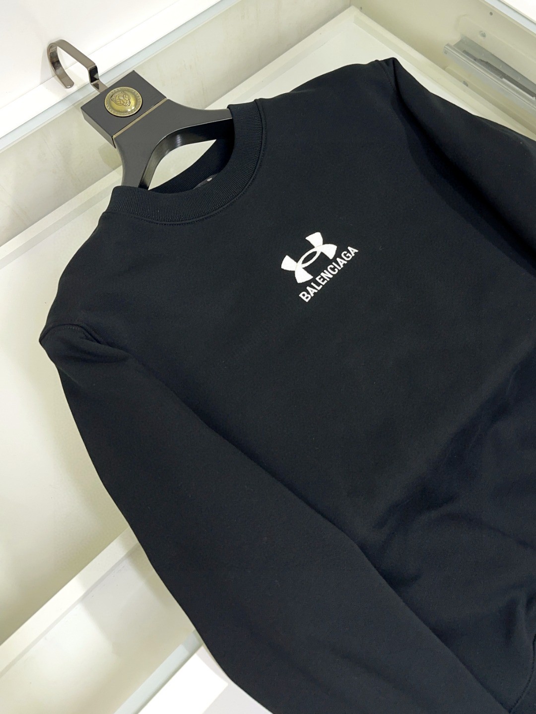 🔥🔥  🐮 Balenciaga 巴黎世家 🔥 高版本 码数：S-XL 🆕 顶级长袖圆领卫衣 👍高级定制