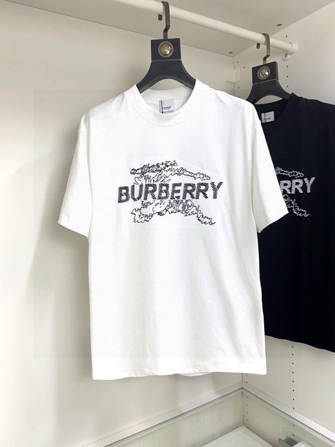 🔥🔥🔥 🐮 Burberry 巴宝莉 🔥 胖哥福音穿200斤 🆕 顶级圆领休闲短袖👍高级定制百搭款式 任