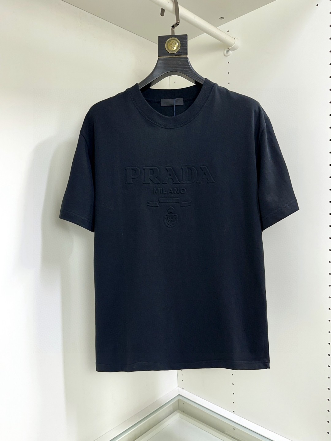 🔥🔥🔥 🐮 Prada 普拉达 🔥胖哥福音最大XL可穿200斤🐮高版本 🆕 顶级圆领休闲短袖👍高级定制百