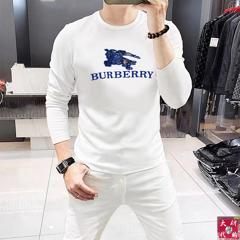  🐮 Burberry 巴宝莉 🔥🆕顶级圆领长袖卫衣👍高级定制百搭款式 任何人都可以轻松驾驭 面料全订制