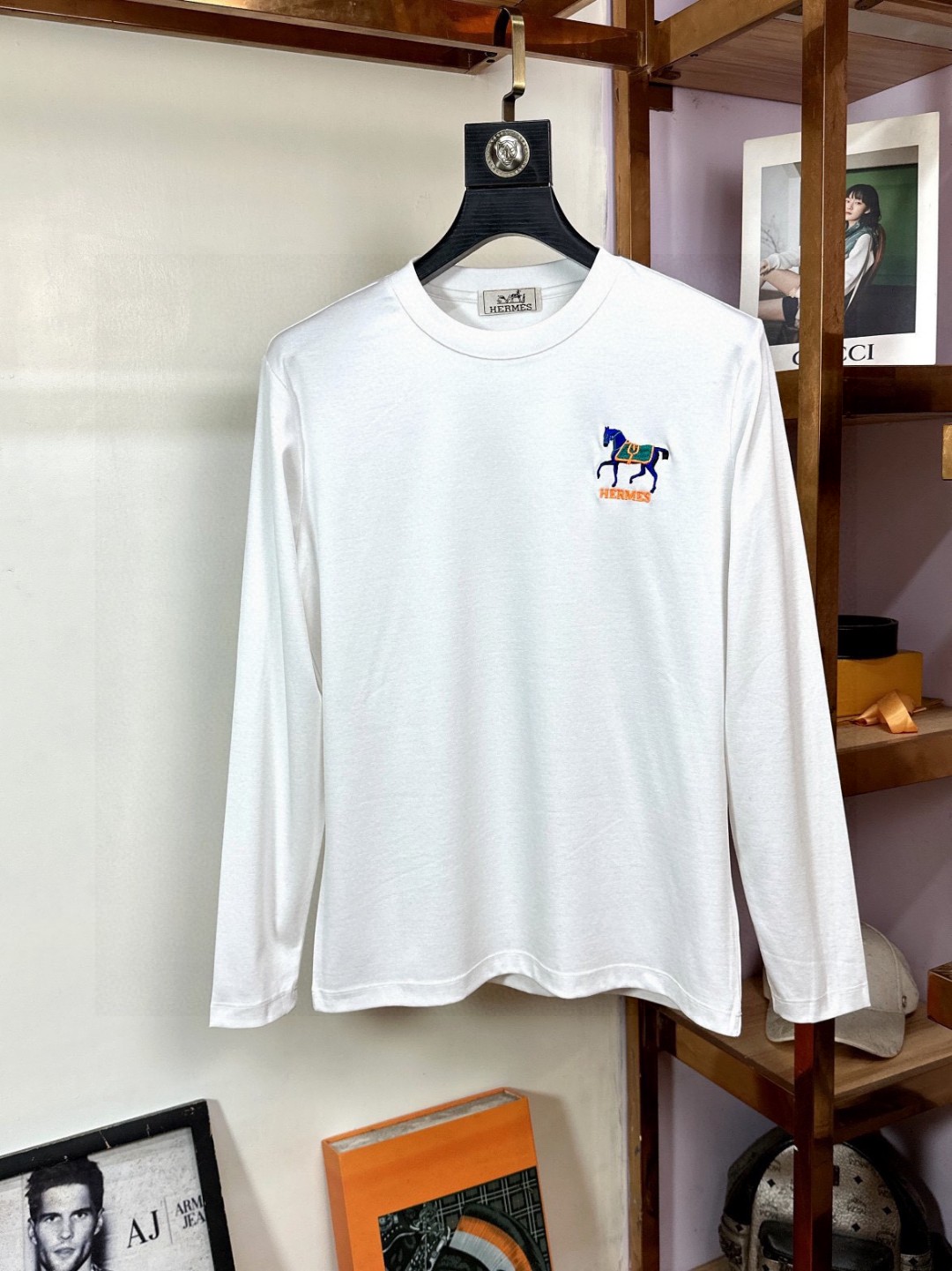  🐮 Hermes 爱马仕 🔥🆕顶级圆领长袖卫衣👍高级定制百搭款式 任何人都可以轻松驾驭 面料全订制工艺