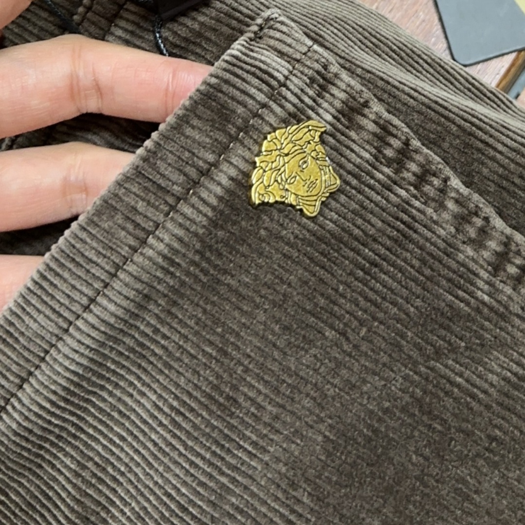 🐂 🌟 Versace范思哲🌟 爆款灯芯绒 🔥 新款新品 专柜有售 实体店极品灯芯绒加厚休闲裤西裤🐂专柜