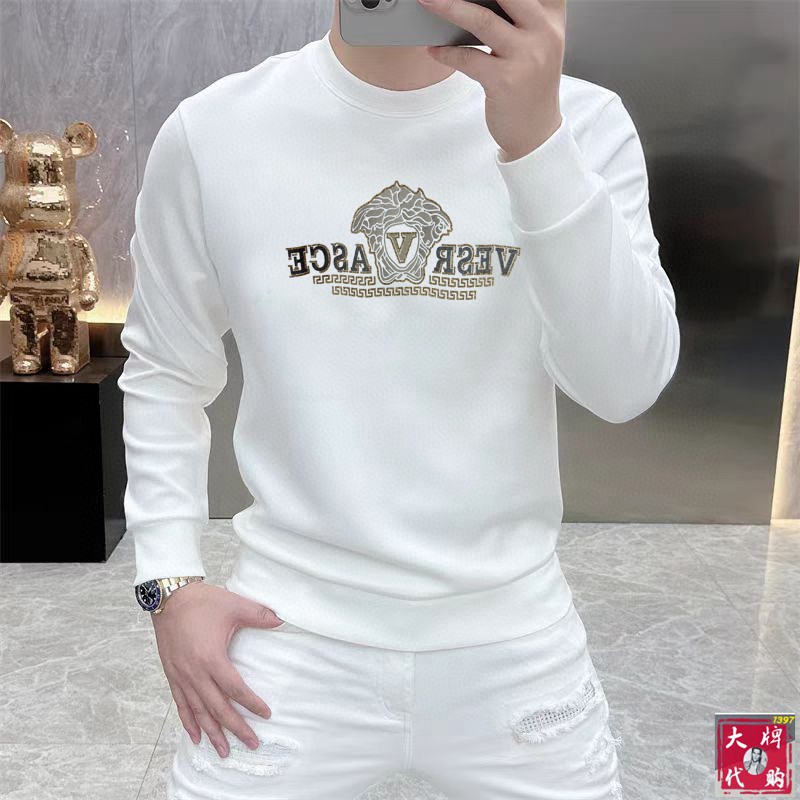  🐮Versace 范思哲 休闲圆领款时尚百搭卫衣，独家定制纯棉380克、科技面料，定制原版螺纹，档次极