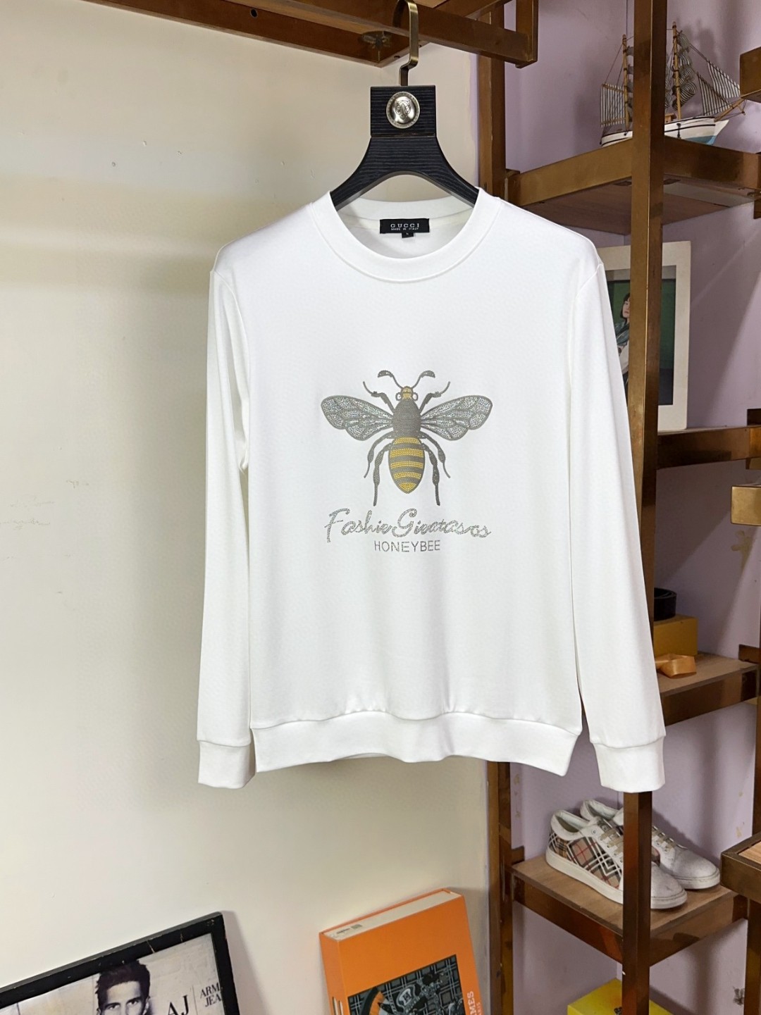  🐮Gucci 古奇 休闲圆领款时尚百搭卫衣，独家定制纯棉380克、科技面料，定制原版螺纹，档次极高，工