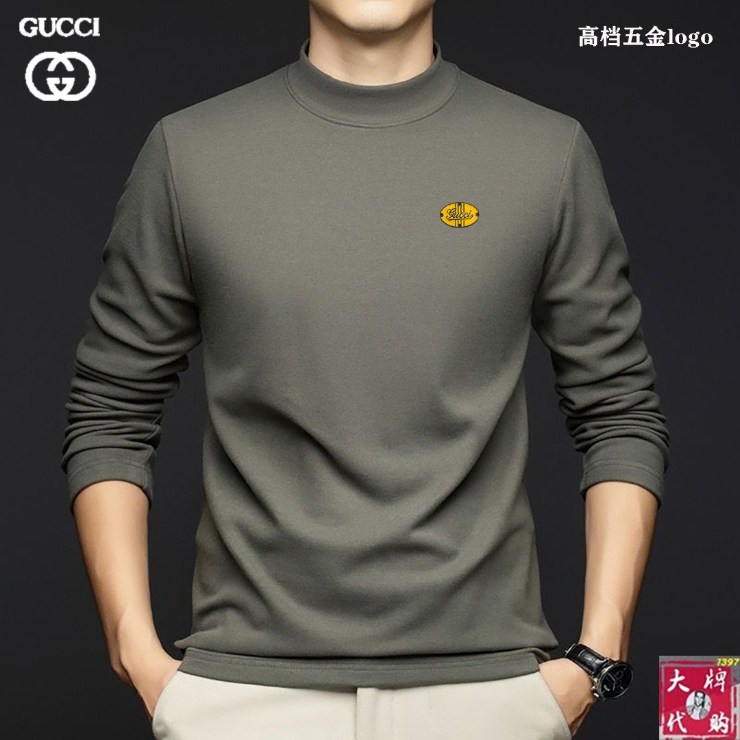 NO:123016,Gucci New style high-end high-neck long sleeves are coming Purchase original orders and cow goods Classic and versatile travel essentials, first choice for taste Original orders Support any form of inspection Real OEM products Product final orders for people to wear, very classy and comfortable, soft and stylish, careful Number of codes M-4XL, gucci, alexander wang19860909Gucci 古奇 新款 高端高领长袖来袭 代购原单牛货 经典百搭 旅游必备品,品味首选 原单货 支持任何形式验货 真正的代工厂出品尾单 送人自己穿都非常显档次 舒适 柔软有型 仔细 码数M-4XL,,gucci,alexander wang,Men's clothing
