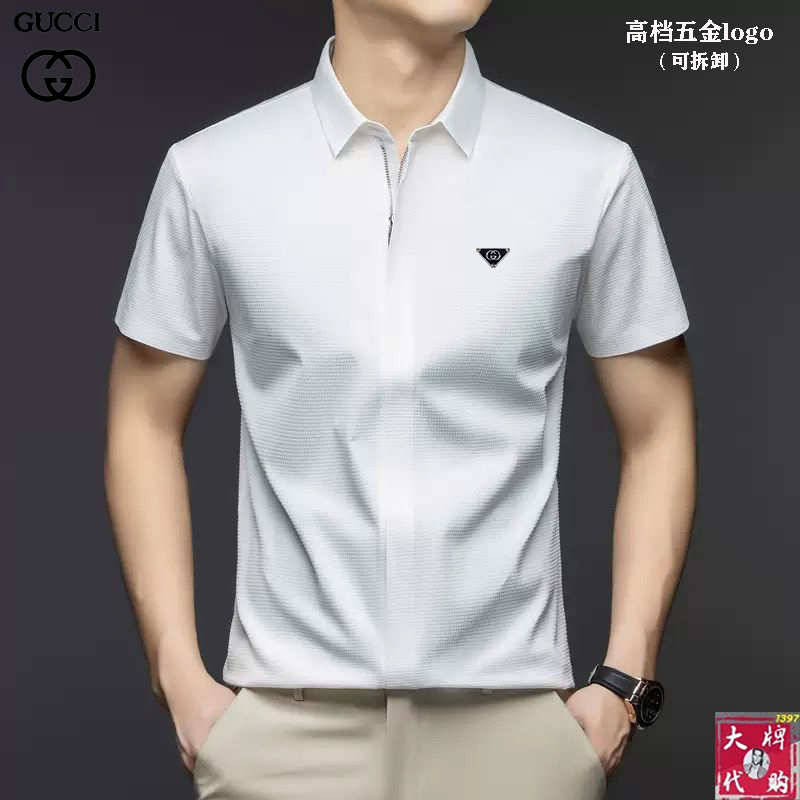 NO:129910,[Gucci] New summer fashion short-sleeved short-sleeved men's clothing, the world's top men's clothing, simple and fashionable, calm and versatile, atmospheric and elegant, extremely comfortable and comfortable experience, high-end fabrics, bright colors, ultimate smooth touch, delicate and not easy to wrinkle, luxurious and noble, crisp and stylish, locking needles, high-density sewing, all details are meticulously handled!  Worth owning.  Code number M-4XL, gucci, T-shirt, alexander wang19860909【Gucci 古奇】夏季新款时尚短袖, 全球顶级男装,简约时尚,从容百搭,大气优雅 极度舒适体验 高端面料 色泽鲜艳 极致顺滑触感 细腻不易起皱 奢华高贵 挺括有型 锁针、高密度缝制,一切的细节处理一丝不苟！值得拥有．码数M-4XL,,gucci,T-shirt,alexander wang,Men's clothing