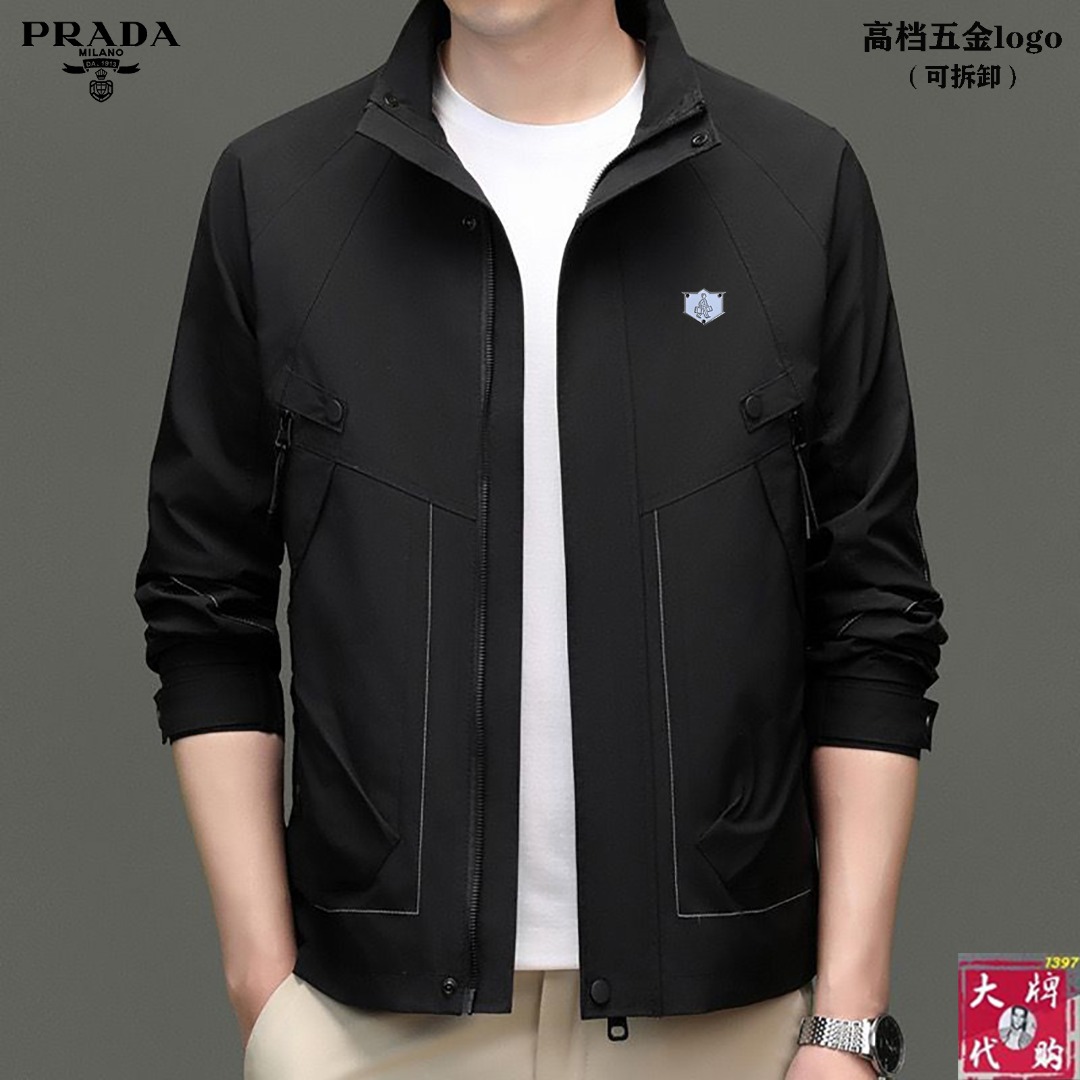 NO:138714,Prada The latest model of the same counter is released first!  High-end fashionable casual jacket, super genuine upper body instantly turns into Oppa!  , Simple and fashionable three-dimensional cutting, unique craftsmanship, produced by the original single OEM factory; the upper body effect is excellent, showing confidence temperament; all the details show perfect quality, the classic logo symbolizes the highest quality of the brand, possession is the beginning of another fashion, code number M-3XL, prada, prada, jackets & coats, jackets & coats, alexander wang19860909Prada 普拉达 最新款专柜同款首发！高端时尚休闲夹克外套,超正版型上身瞬间变欧巴！,简约时尚的三维裁剪,工艺独特,原单代工厂出品；上身效果极佳,彰显自信气质；所有细微处尽情展现完美品质胸口的经典Logo象征了品牌至高的品质,拥有,便是另一种时尚的开始,码数M-3XL,,prada,prada,jackets & coats,jackets & coats,alexander wang,Men's clothing