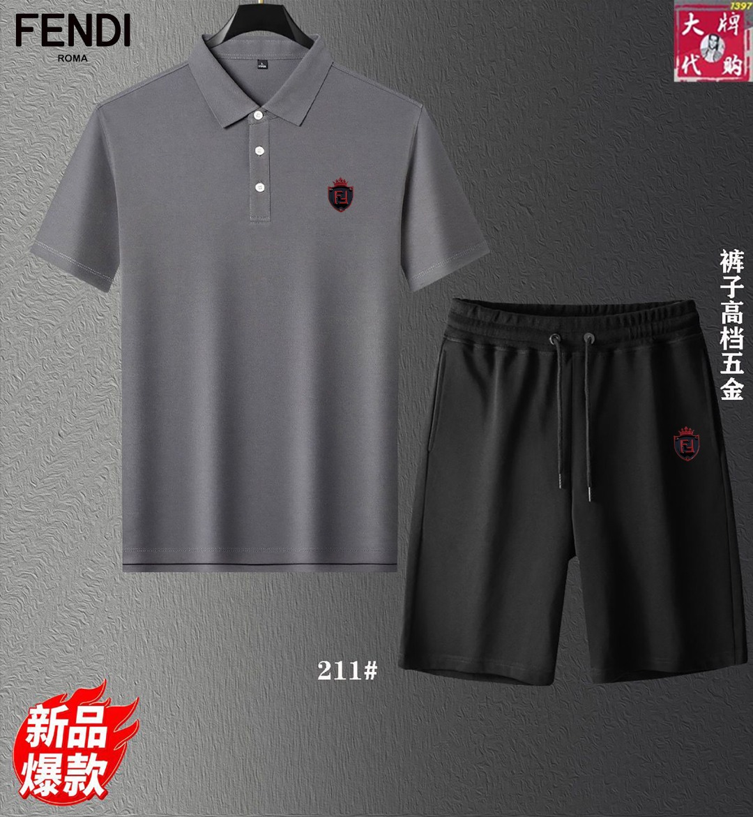 NO:161813,【Fendi】New summer lapel shorts set! Mercerated fabric! Exclusive first new product, the official website synchronizes the Milan catwalk style, the top quality products in real photography (standard number of codes! The latest top official website original list, brand new experience, three-dimensional tailoring of the counter fabric, new hardware accessories, delicate and soft feel, comfortable and breathable upper body, big brand style, luxury and atmospheric texture only imported from Italy customization, versatile style, not picky to people, fine workmanship and meticulous, no pressure to enter and exit the counter, absolutely worth a piece of good product! Number of codes M-4XL (can be worn about pounds),,fendi,fendi, shorts,alexander wang19860909【 Fendi 芬迪】夏季新款翻领短裤套装！丝光面料！独家首发新品 官网同步米兰走秀款 实物拍摄顶级好货（标准码数！最新顶尖官网原单,全新体验 专柜面料立体剪裁 全新五金配件、手感细腻柔软 上身舒适透气 大牌风范 奢华大气 进口意大利定制才有的质感 百搭款式 穿着不挑人 ,做工精细一丝不苟 ,出入专柜无压力 绝对值得人手一件的好貨！碼數M-4XL（可穿斤左右）,,fendi,fendi,shorts,alexander wang,Men's clothing