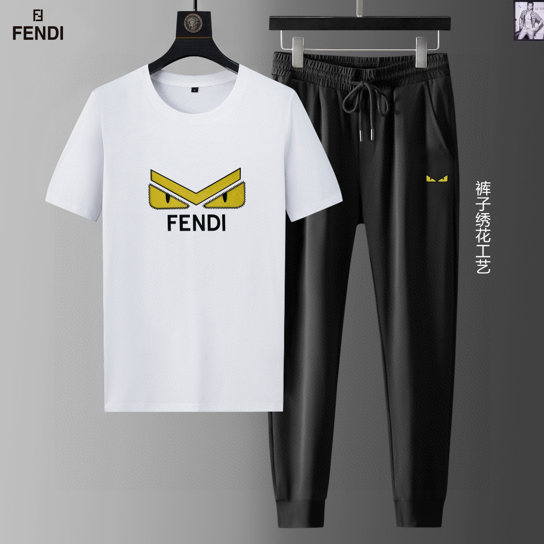 NO:489382,【Fendi】New Summer Set!  High-end custom fabrics!  Exclusive first new product, the official website synchronizes the Milan catwalk model, and the top quality goods (173 130 catties wear) standard code number!  The latest top official website original list, a new experience, three-dimensional fabric tailoring, new hardware accessories, delicate and soft feel, comfortable and breathable upper body, big brand style, luxury and atmospheric, texture only custom imported from Italy, versatile style, not picky to wear, meticulous workmanship, no pressure to go in and out, absolutely a good product worth everyone!  Code number M-4XL, fendi, fendi, alexander wang19860909【 Fendi 芬迪】夏季新款套装！高端定制面料！独家首发新品 ,官网同步米兰走秀款 实物拍摄顶级好货（173 130斤穿l）标准码数！最新顶尖官网原单,全新体验 面料立体剪裁 全新五金配件、手感细腻柔软 上身舒适透气 大牌风范 奢华大气 进口意大利定制才有的质感 百搭款式 穿着不挑人 ,做工精细一丝不苟 ,出入无压力 绝对值得人手一件的好货！码数M-4XL,,fendi,fendi,alexander wang,Men's clothing