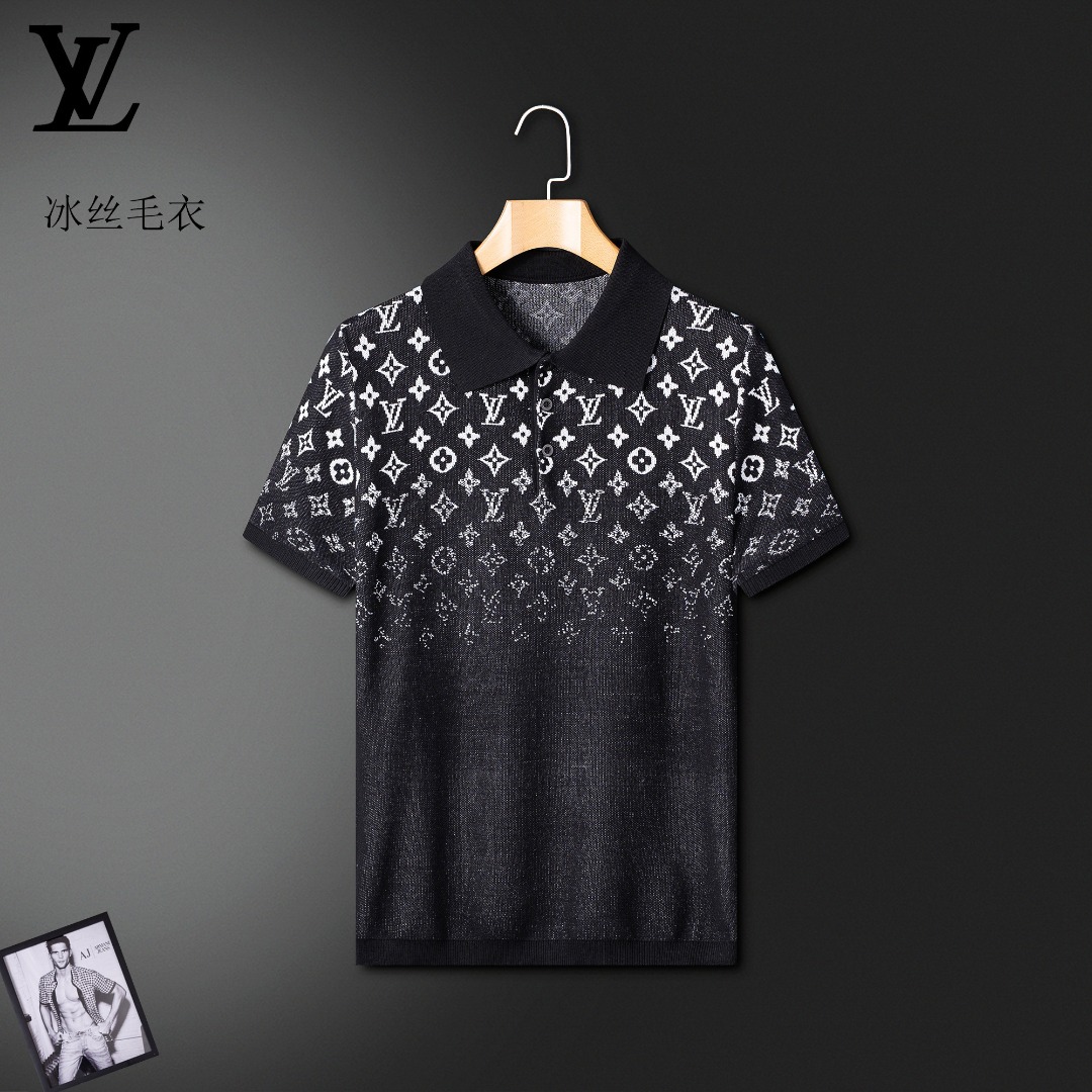 NO:443106,LV Louis Vuitton is exclusively available for new autumn models. Fashionable and casual lapel short sleeves, high-end European version original single T-shirt, trendy and fashionable casual half-sleeved. High breathability and comfort, impeccable details, brand elements design concept, reflecting high quality. It presents casual cut, and the upper body style is excellent!  Code number M-3XL, louis vuitton,louis vuitton,t-shirt,tees,t-shirt,alexander wang19860909LV 路易威登 独家专供秋季新款 时尚休闲翻领短袖,高端欧版原单T恤,潮流时尚休闲半袖 透气舒适度高,细节无可挑剔,品牌元素设计理念,体现高品质.呈现休闲裁剪,上身版型超赞！ 码数M-3XL,,louis vuitton,louis vuitton,T-shirt,tees，t-shirt,alexander wang,Men's clothing