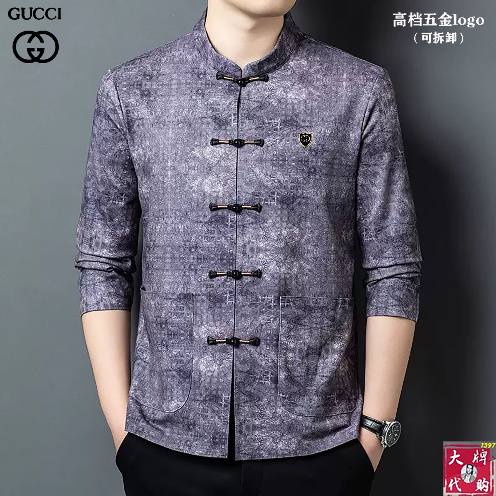 NO:518022,Gucci High-end products top fashionable spring short-sleeved Tang suit high-end customization new high-end customization versatile styles. Anyone can easily control the fabric fully customized craftsmanship. The latest logo design of the luxurious classic brand on the chest is very high-end, and those who understand goods must enter!  The style and tailoring are slim styles, which are very exquisite, showing aura and highlighting the exquisiteness of business men. This is the unique feature, just right slim fit, and the upper body effect is very good!  Size M-4XL, gucci, T-shirt, alexander wang19860909Gucci 古奇 高端产品顶级时尚春款短袖唐装高级定制新款高级定制百搭款式 任何人都可以轻松驾驭 面料全订制工艺 胸前奢华经典品牌最新logo设计,非常显档次懂货的必须入！版型剪裁属于修身款 非常精致,显气场,又会凸显商务男士的精致,这就是独到之处,恰到好处的修身,上身效果非常赞！尺码M-4XL,,gucci,T-shirt,alexander wang,Men's clothing