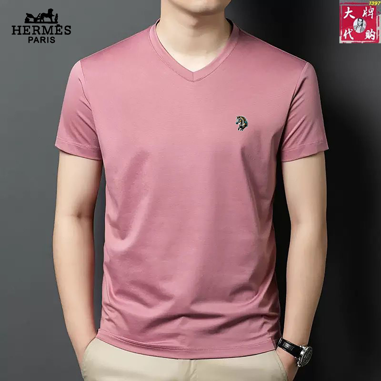 NO:516283,【Hermes】New summer fashion short-sleeved short-sleeved, world-class men's clothing, simple and fashionable, calm and versatile, atmospheric and elegant, extremely comfortable and comfortable experience High-end fabrics, bright colors, ultimate smooth touch, delicate and not easy to wrinkle, luxurious and noble, crisp and stylish, locking needles, high-density sewing, all details are meticulous!  Worth owning.  Code number M-4XL, hermes, hermes, T-shirt, alexander wang19860909【Hermes 爱马仕】夏季新款时尚短袖, 全球顶级男装,简约时尚,从容百搭,大气优雅 极度舒适体验 高端面料 色泽鲜艳 极致顺滑触感 细腻不易起皱 奢华高贵 挺括有型 锁针、高密度缝制,一切的细节处理一丝不苟！值得拥有．码数M-4XL,,hermes,hermes,T-shirt,alexander wang,Men's clothing