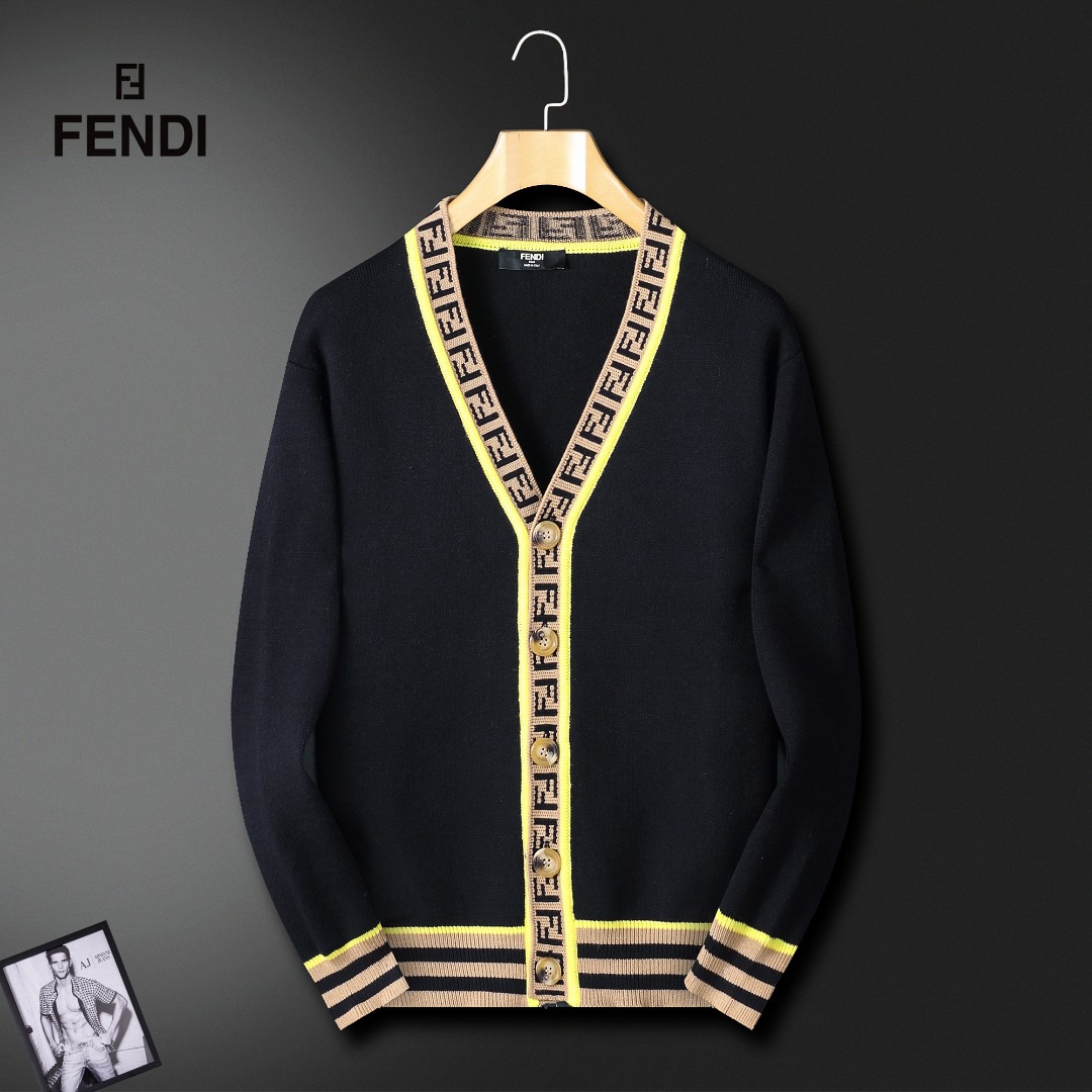 NO:531026,Fendi men's cardigan jacket for autumn and winter. It is equipped with standard autumn and winter, and its simplicity is not simple.  !  It is completely luxurious. Whether it is worn alone or in the inner wear, the upper body looks good and perfect!  Select high-quality wool blend texture, soft and comfortable feel, and the upper body has a good sense of comfort. Number M-3XL, fendi, fendi, jackets & coats, alexander wang19860909Fendi 芬迪 秋冬男士开衫外套.秋冬标配备,型简意不简羊毛开衫！！完全不乏贵气.不管是单穿还是内搭,上身随意搭配都好看,都非常完美！甄选优质羊毛混纺质地,手感柔软舒适,上身有着很好舒适感.码数M-3XL,,fendi,fendi,jackets & coats,alexander wang,Men's clothing