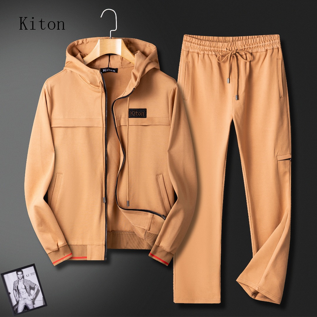 NO:626968,【Kiton】 New autumn and winter suits!  Sweatshirt fabric!  Exclusive first launch of new products, official website synchronized with Milan catwalk models, real photos of top quality products, standard size!  The latest top official website original order, a new experience. Three-dimensional tailoring of counter fabrics. New hardware accessories, delicate and soft feel. Comfortable and breathable upper body. Big-brand style. Luxurious atmosphere. Texture only imported from Italy. Versatile style. Easy to wear. Fine and meticulous workmanship. No pressure in and out of the counter. It is definitely a good product worth buying!  Size M-3XL,,hoodie,sweatshirts,alexander wang19860909【 Kiton】 秋冬季新款套装！卫衣面料！独家首发新品 ,官网同步米兰走秀款 实物拍摄顶级好货 标准码数！最新顶尖官网原单,全新体验 专柜面料立体剪裁 全新五金配件、手感细腻柔软 上身舒适透气 大牌风范 奢华大气 进口意大利定制才有的质感 百搭款式 穿着不挑人 ,做工精细一丝不苟 ,出入专柜无压力 绝对值得人手一件的好货！码数M-3XL,,hoodie,sweatshirts,alexander wang,Men's clothing