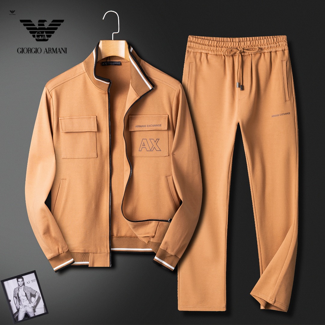 NO:626946,[Armani] New autumn and winter suits!  Sweatshirt fabric!  Exclusive first release of new products, top quality products in real photos, standard sizes!  The latest top official website original order, a new experience. Three-dimensional tailoring of counter fabrics. New hardware accessories, delicate and soft feel. Comfortable and breathable upper body. Big-brand style. Luxurious atmosphere. Texture only imported from Italy. Versatile style. Easy to wear. Fine and meticulous workmanship. No pressure in and out of the counter. It is definitely a good product worth buying!  Size M-3XL,,armani,armani,hoodie,sweatshirts,alexander wang19860909【 Armani 阿玛尼】 秋冬季新款套装！卫衣面料！独家首发新品 ,实物拍摄顶级好货 标准码数！最新顶尖官网原单,全新体验 专柜面料立体剪裁 全新五金配件、手感细腻柔软 上身舒适透气 大牌风范 奢华大气 进口意大利定制才有的质感 百搭款式 穿着不挑人 ,做工精细一丝不苟 ,出入专柜无压力 绝对值得人手一件的好货！码数M-3XL,,armani,armani,hoodie,sweatshirts,alexander wang,Men's clothing