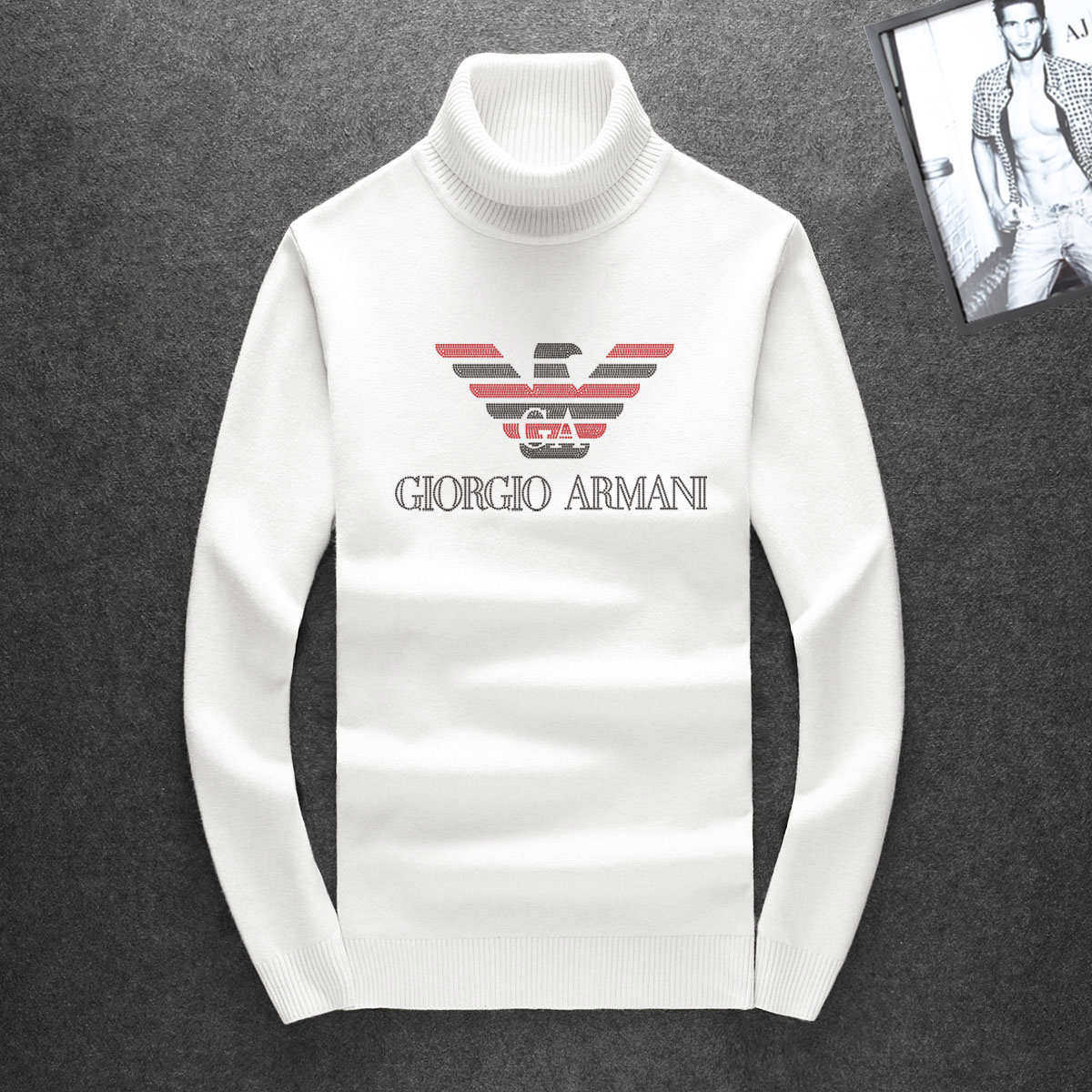 NO:681368,Armani Armani's new autumn and winter men's sweater, ultra-classic design. Simple without any unnecessary cumbersomeness. This style is an indispensable and versatile item for men in autumn and winter. Made of high-quality Australian wool, it is super comfortable to wear, the fabric is warm and textured, avant-garde and practical. Exquisite and perfect craftsmanship, the latest official website design, a classic in the fashionable leisure series, the mainstay!  M-4XL (can wear up to about 195 pounds), armani, armani, sweaters,19860909Armani 阿玛尼 秋冬季新款男装毛衣,超经典设计.简约没有任何多余累赘感.本款是男士秋冬不可缺少的一件百搭单品.采用澳洲优质羊毛制作而成,穿身上超级舒适,面料保暖有质感,前卫又实穿.精致完美工艺 最新官网设计 时尚休闲系列的经典之作 主打！M-4XL（最大可穿195斤左右）,,armani,armani,sweaters,,Men's clothing