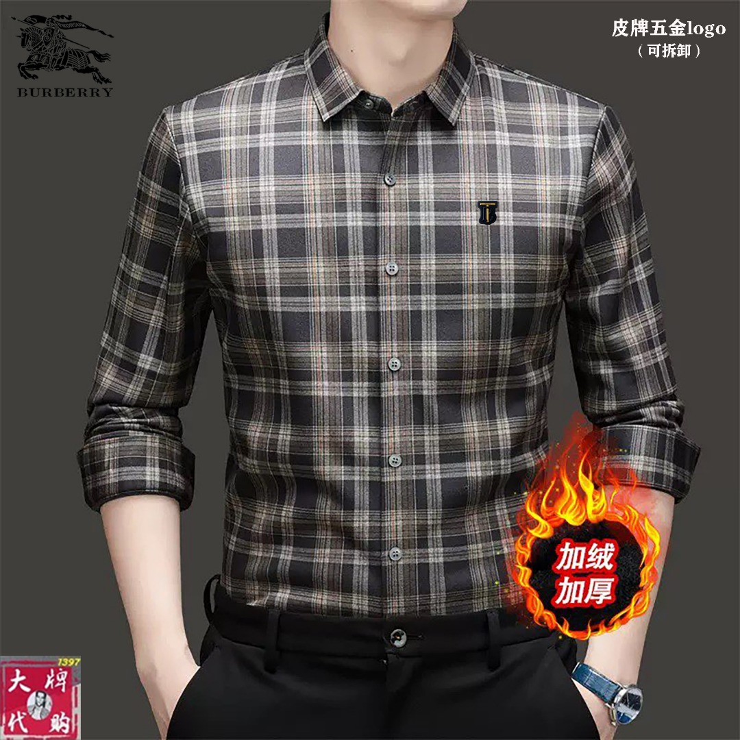 NO:622285,Burberry Velvet Thickened Top Fashion Long Sleeve Lapel Haute Custom Spring Style New Long Sleeve Haute Customized Versatile Style Anyone Can Easily Control The Fabric Fully Customized Craftsmanship The Latest Logo Design Of The Luxurious Classic Brand On The Chest, A Must Buy For Those Who Know The Classiness!  The tailoring is slim-fitting, very refined, shows off aura, and highlights the sophistication of business men. This is unique, it has just the right amount of slim fit, and the upper body effect is great!  Size M-4XL,,burberry,burberry,alexander wang19860909Burberry 巴宝莉 加绒加厚顶级时尚长袖翻领高级定制春款新款长袖高级定制百搭款式 任何人都可以轻松驾驭 面料全订制工艺 胸前奢华经典品牌最新logo设计,非常显档次懂货的必须入！版型剪裁属于修身款 非常精致,显气场,又会凸显商务男士的精致,这就是独到之处,恰到好处的修身,上身效果非常赞！尺码M-4XL,,burberry,burberry,alexander wang,Men's clothing