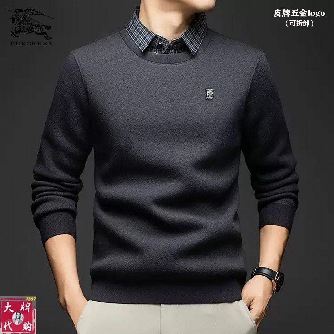 NO:644911,[Burberry] Autumn and winter new long-sleeved fake two-piece velvet thickened sweatshirt. Classic catwalk style customized high-end pure cotton velvet sweatshirt fabric. Advanced customization. Luxurious and ultimate king style. Handsome enough!  Perfect details, exquisite texture, extraordinary quality, long-lasting wear and not easy to deform. Sizes M-4XL can wear about 195 pounds. Please state your height and weight when placing an order!  ,,burberry,burberry,hoodie,sweatshirts,alexander wang19860909【Burberry 巴宝莉】 秋冬季新款长袖假两件加绒加厚卫衣 经典走秀款订制高档纯棉加绒卫衣面料 高级定制 奢华极致王者风范 足够的帅气！完美细节 质感细腻 品质超凡 久穿而不易变形 尺码M-4XL 可穿195斤左右 下单请报身高体重！,,burberry,burberry,hoodie,sweatshirts,alexander wang,Men's clothing