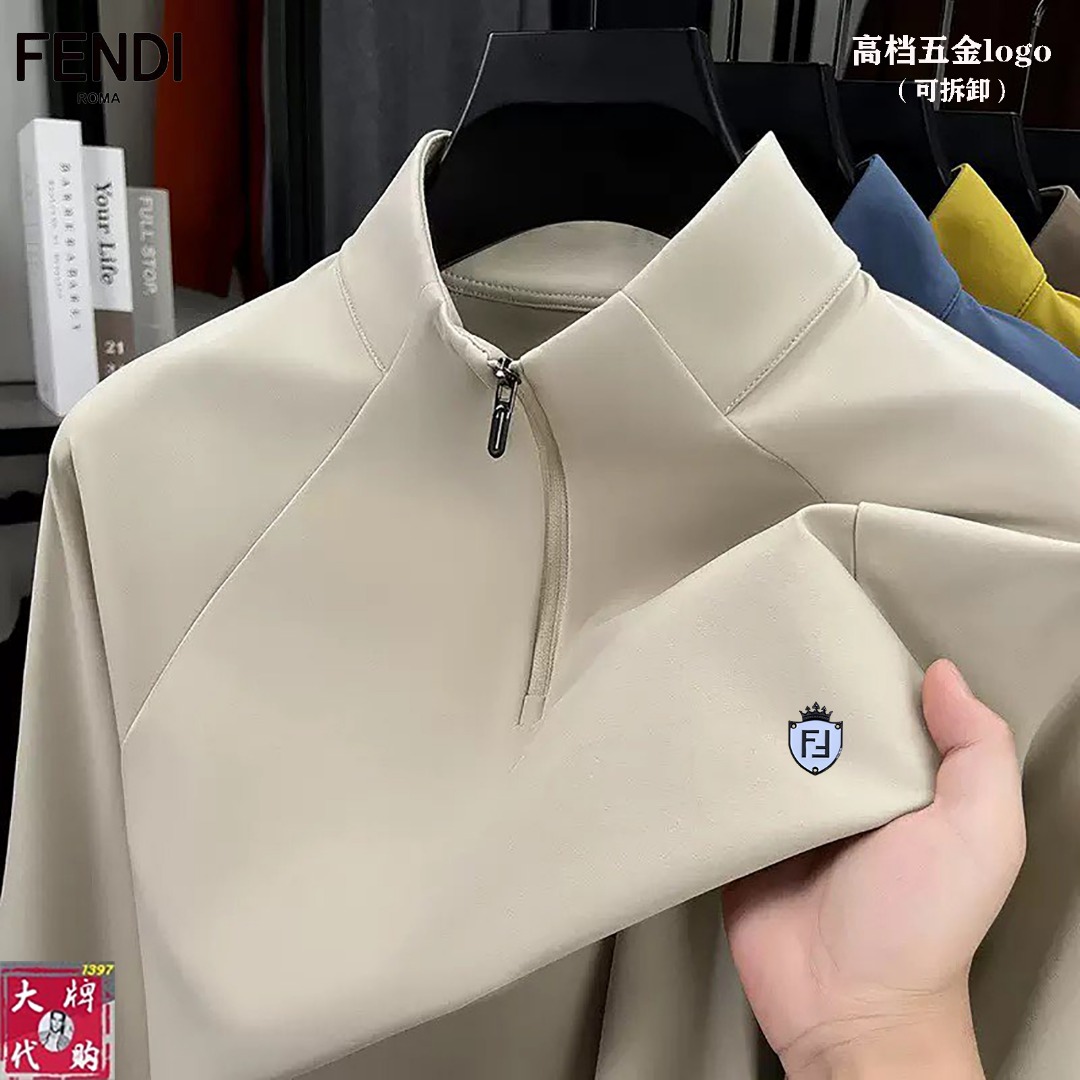 NO:648621,【Fendi Fendi】Early Autumn High Fashion Casual  POLO shirt long-sleeved sweatshirt style, new high-end twill fabric, brushed lining - comfortable feel, autumn and winter T-shirt POLO shirt can be worn alone or layered with simple and fashionable, calm and versatile, elegant and elegant. Made of imported high-quality fabrics, extremely smooth to the touch, delicate and not easy to wrinkle, luxurious and noble.  Including stylish lockstitching, high-density sewing, and meticulous attention to detail. Sizes M-4XL, fendi, fendi, hoodie, sweatshirts, tees, t-shirt, alexander  wang19860909【Fendi 芬迪】早秋高级时装休闲 POLO衫长袖卫衣款,新款高端斜纹面料,内里磨毛-手感舒适,秋冬款T恤POLO衫可单穿可内搭简约时尚,从容百搭,大气优雅采用进口上等面料极致顺滑触感细腻不易起皱奢华高贵挺括有型锁针、高密度缝制,一切的细节处理一丝不苟尺码M-4XL,,fendi,fendi,hoodie,sweatshirts,tees，t-shirt,alexander wang,Men's clothing