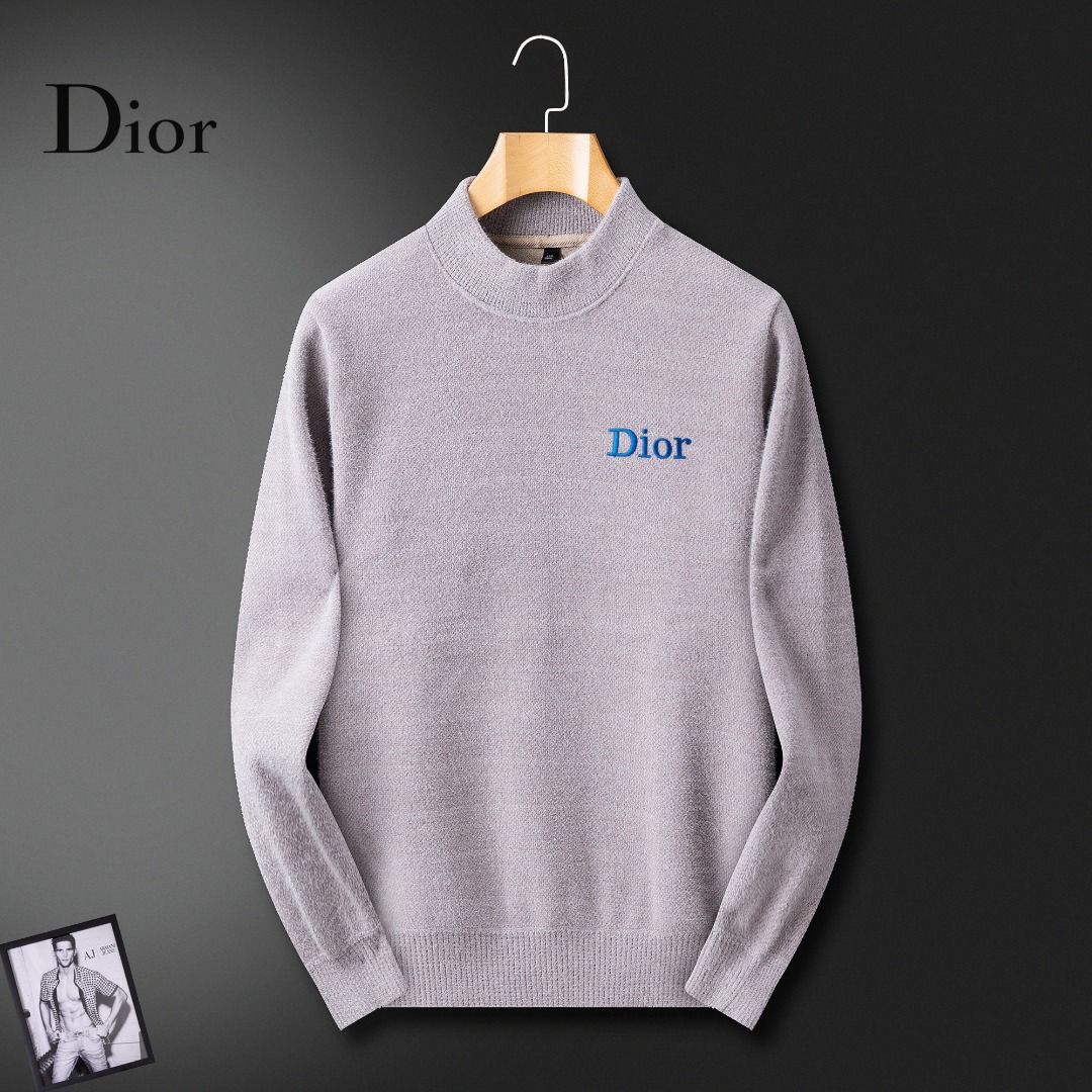 NO:681406,DIOR Dior's new autumn and winter knitted woolen sweater is made of imported wool blended fabrics, high-density knitting, fashionable and versatile sweater, very handsome. Classic Logo style. Durable and not easy to deform. It can be easily held in various styles. It is a classic fashion model that is sought after every year. Size M-4XL, dior, dior, sweaters,19860909DIOR 迪奥 秋冬新款针织羊毛衫 采用进口羊毛混纺面料,高密度针织,时尚百搭毛衣,帅气十足.经典Logo提款.耐穿不易变形,版型,各种风格都能轻松Hold住,年年被追捧的经典时尚款 码数M-4XL,,dior,dior,sweaters,,Men's clothing