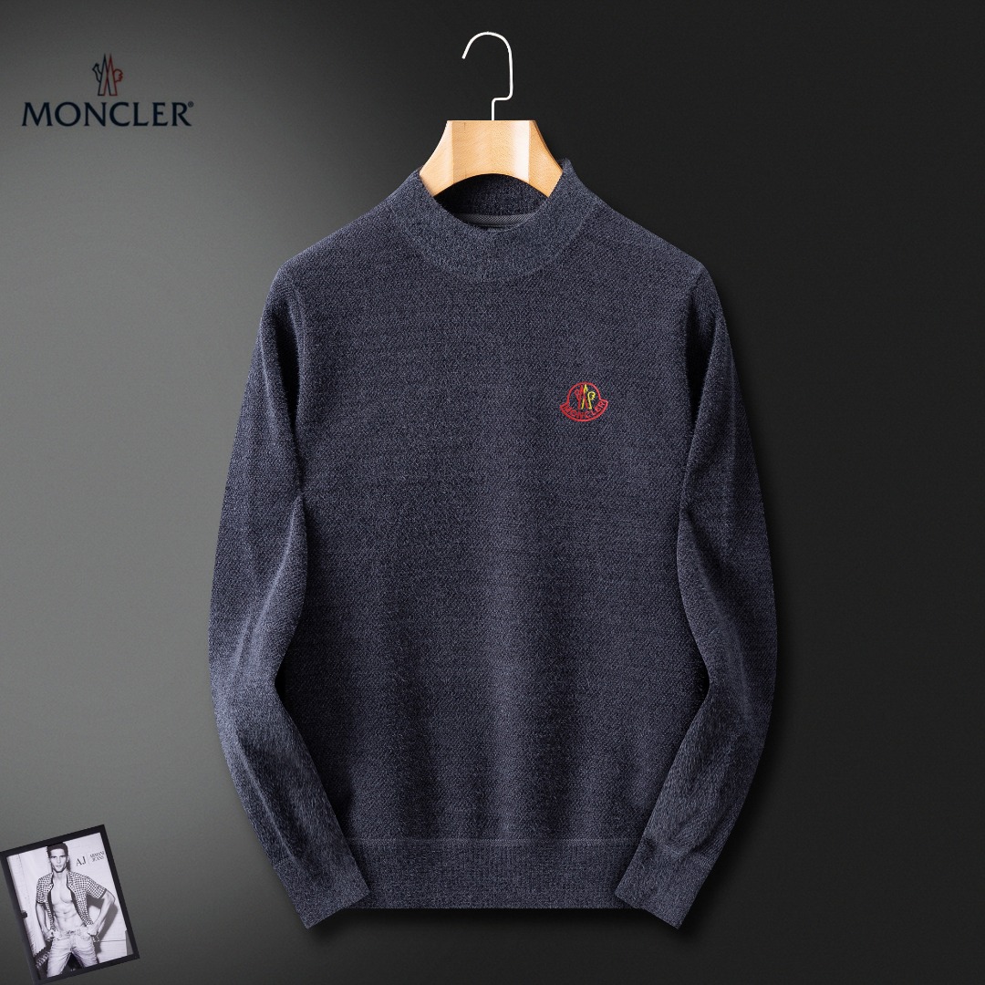 NO:681411,Moncler new autumn and winter knitted woolen sweater is made of imported wool blended fabrics, high-density knitting, fashionable and versatile sweater, very handsome. Classic logo drawstring. Durable and not easy to deform, version, various styles can be easily held, a classic fashion model that is sought after every year. Size M-4XL, Moncler, sweaters,19860909Moncler 蒙口 秋冬新款针织羊毛衫 采用进口羊毛混纺面料,高密度针织,时尚百搭毛衣,帅气十足.经典Logo提款.耐穿不易变形,版型,各种风格都能轻松Hold住,年年被追捧的经典时尚款 码数M-4XL,,Moncler,sweaters,,Men's clothing